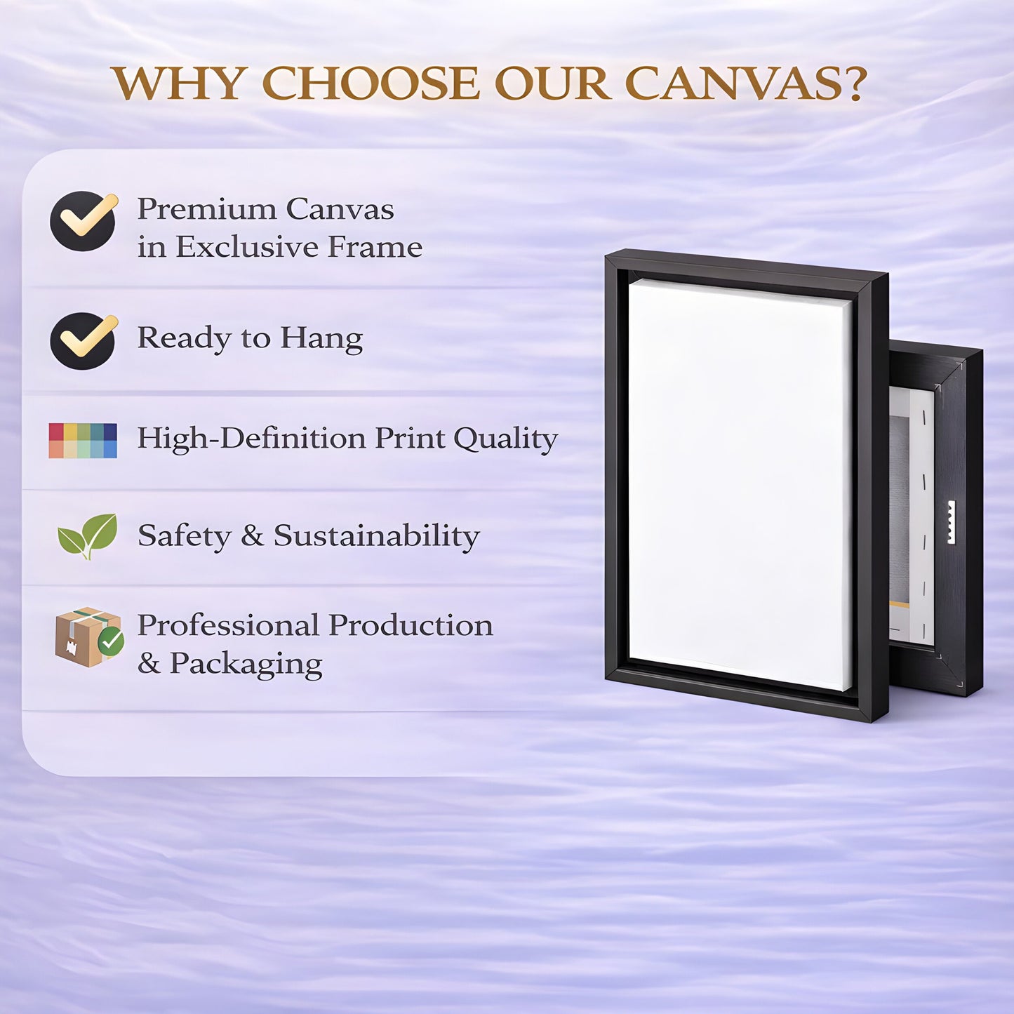 Framed Canvas description