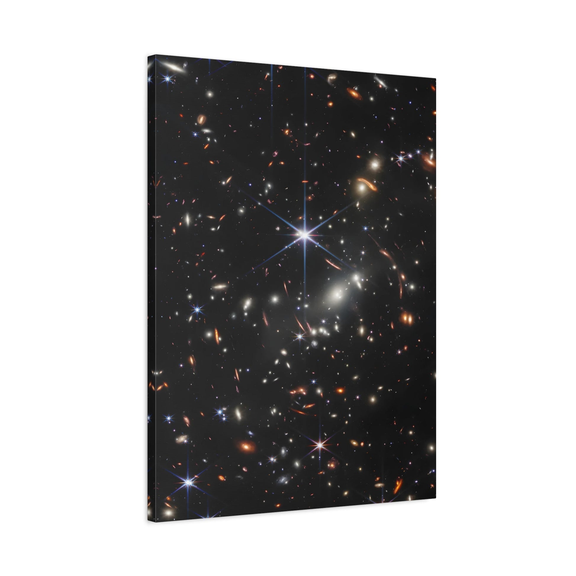 Framed Cosmic Stars Canvas Wall Art Print - NASA Space Webb Astronomy