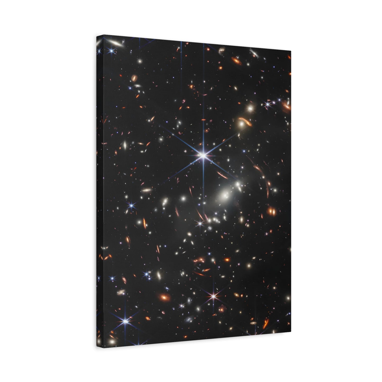 Framed Cosmic Stars Canvas Wall Art Print - NASA Space Webb Astronomy