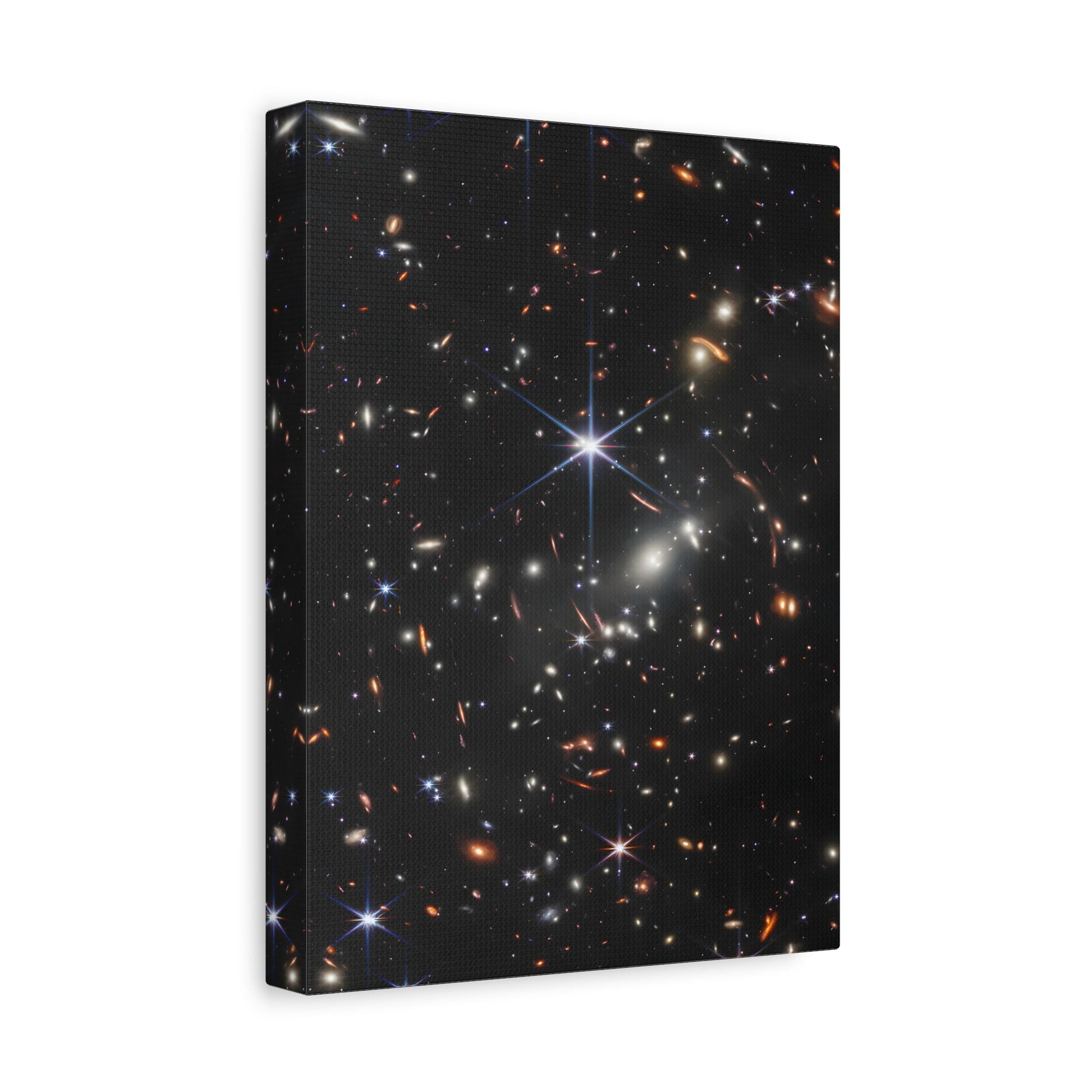 Framed Cosmic Stars Canvas Wall Art Print - NASA Space Webb Astronomy