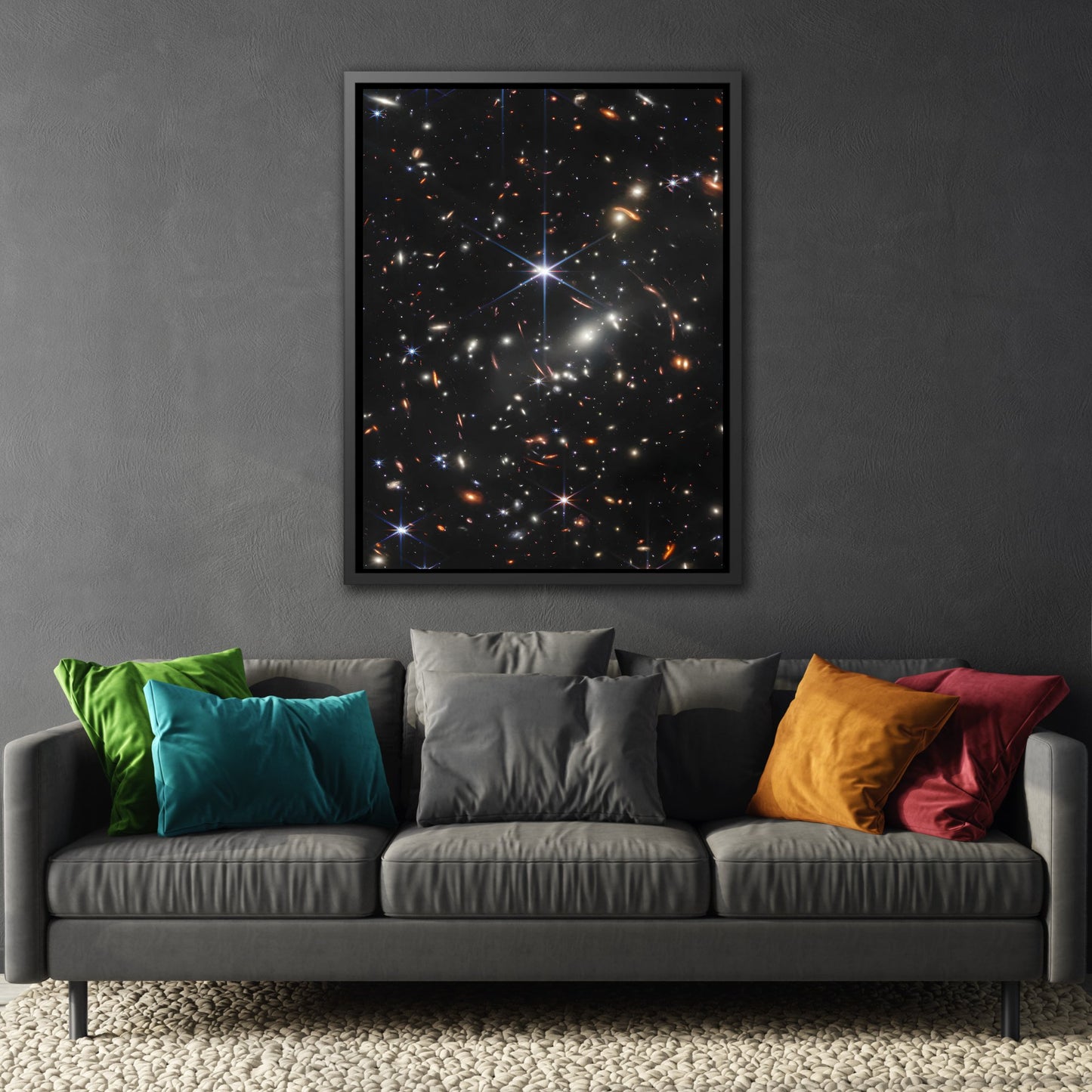 Canvas NASA Webb Cosmic Stars Wall Art Prints - Deep Field