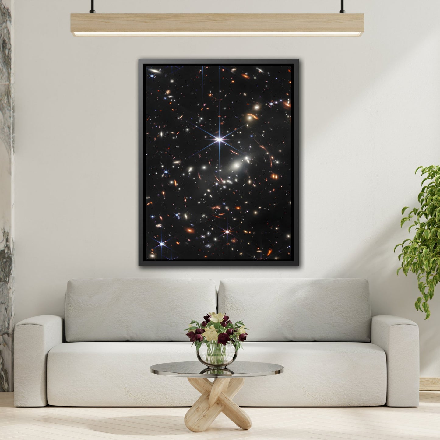 Canvas NASA Webb Cosmic Stars Wall Art Prints - Deep Field