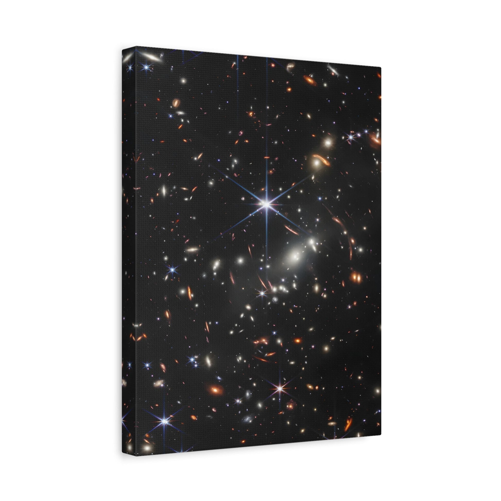 Framed Cosmic Stars Canvas Wall Art Print - NASA Space Webb Astronomy