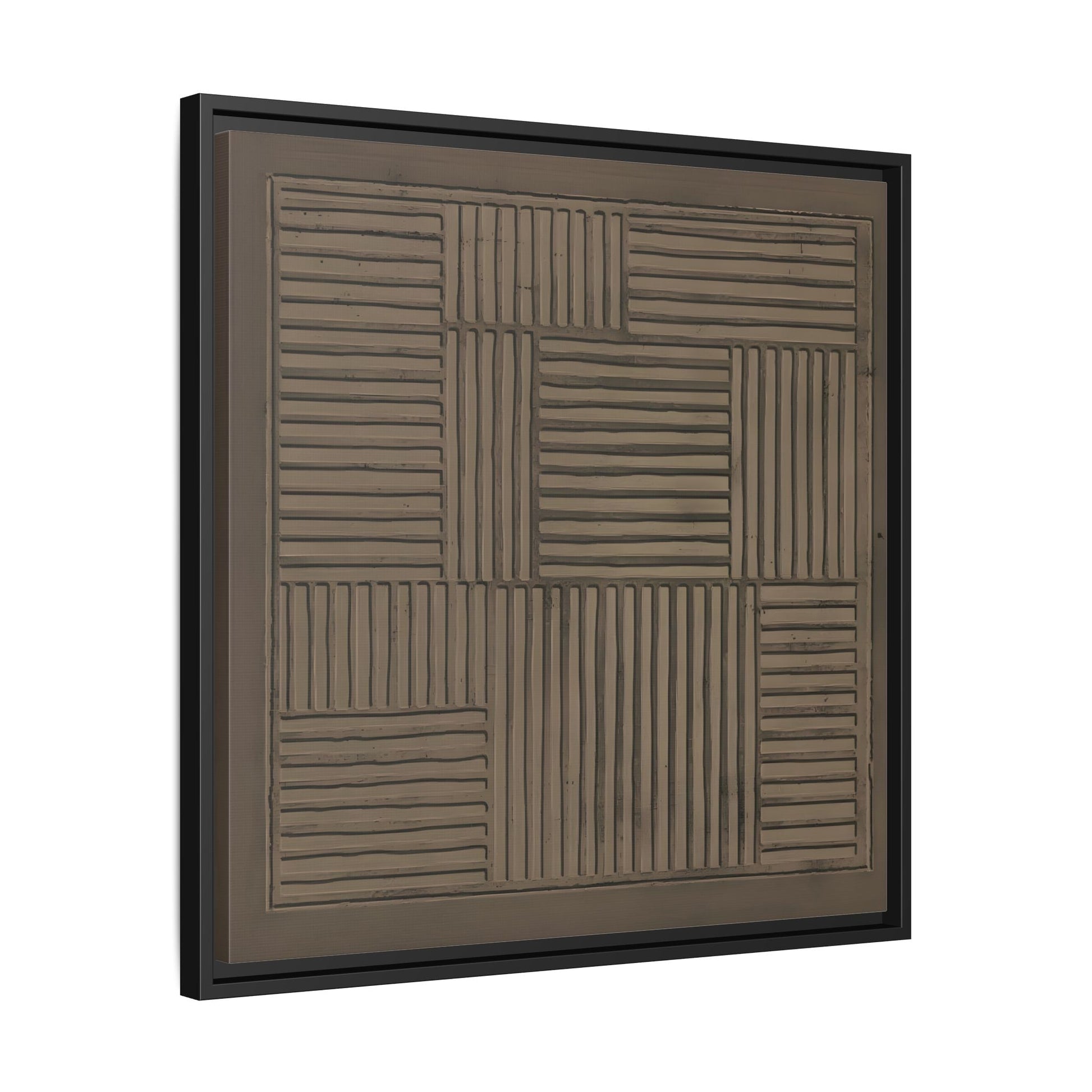 Framed Japanese Canvas Wabi - Sabi Abstract Minimalist Print - YesArtYes