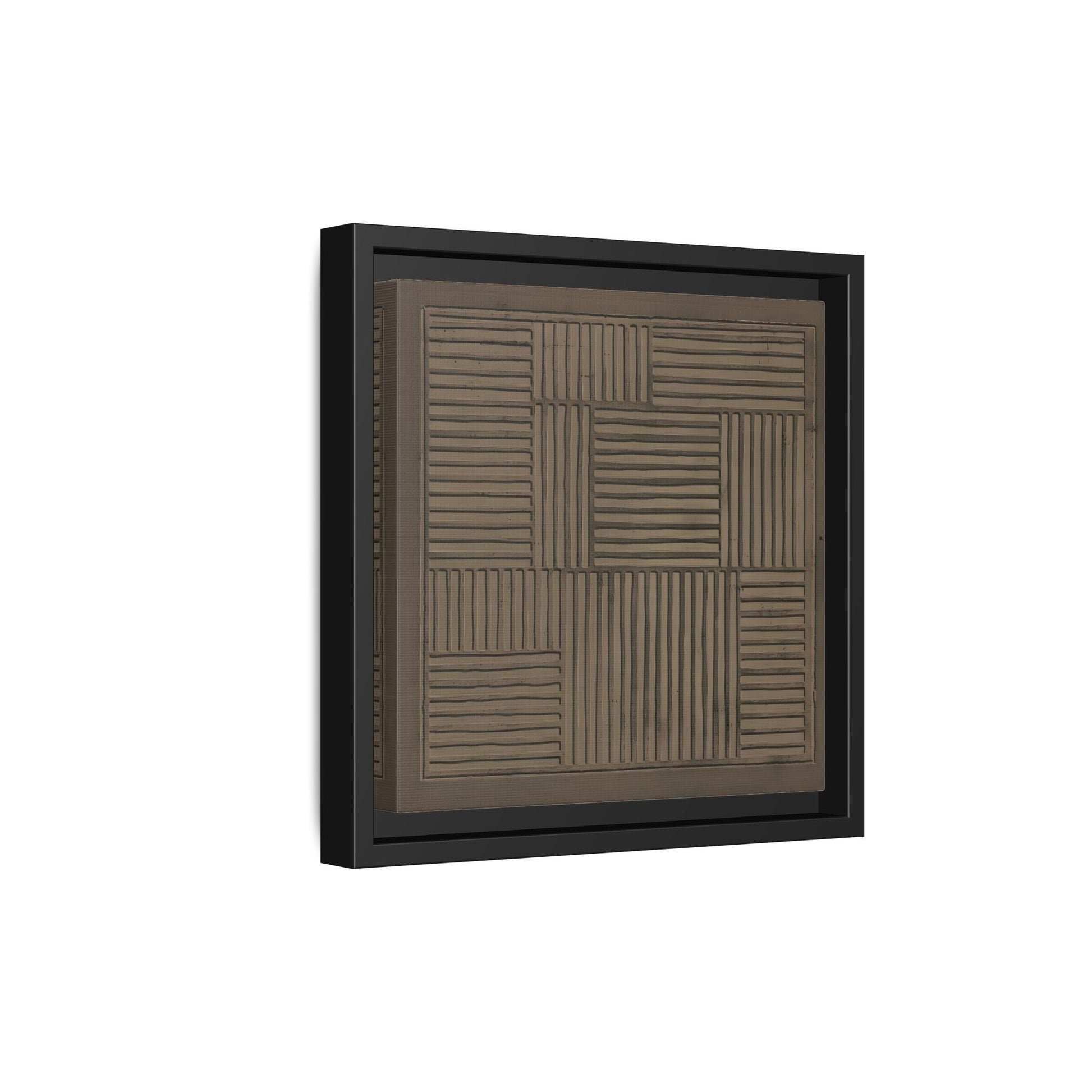 Framed Japanese Canvas Wabi - Sabi Abstract Minimalist Print - YesArtYes