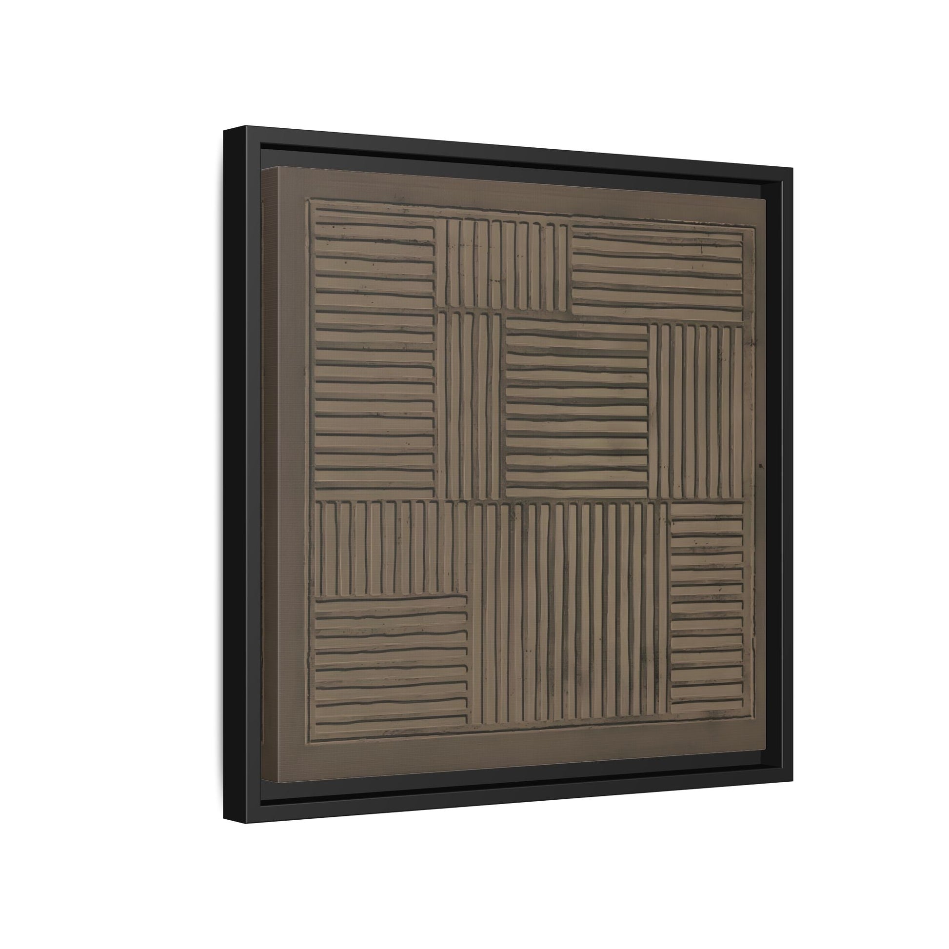 Framed Japanese Canvas Wabi - Sabi Abstract Minimalist Print - YesArtYes