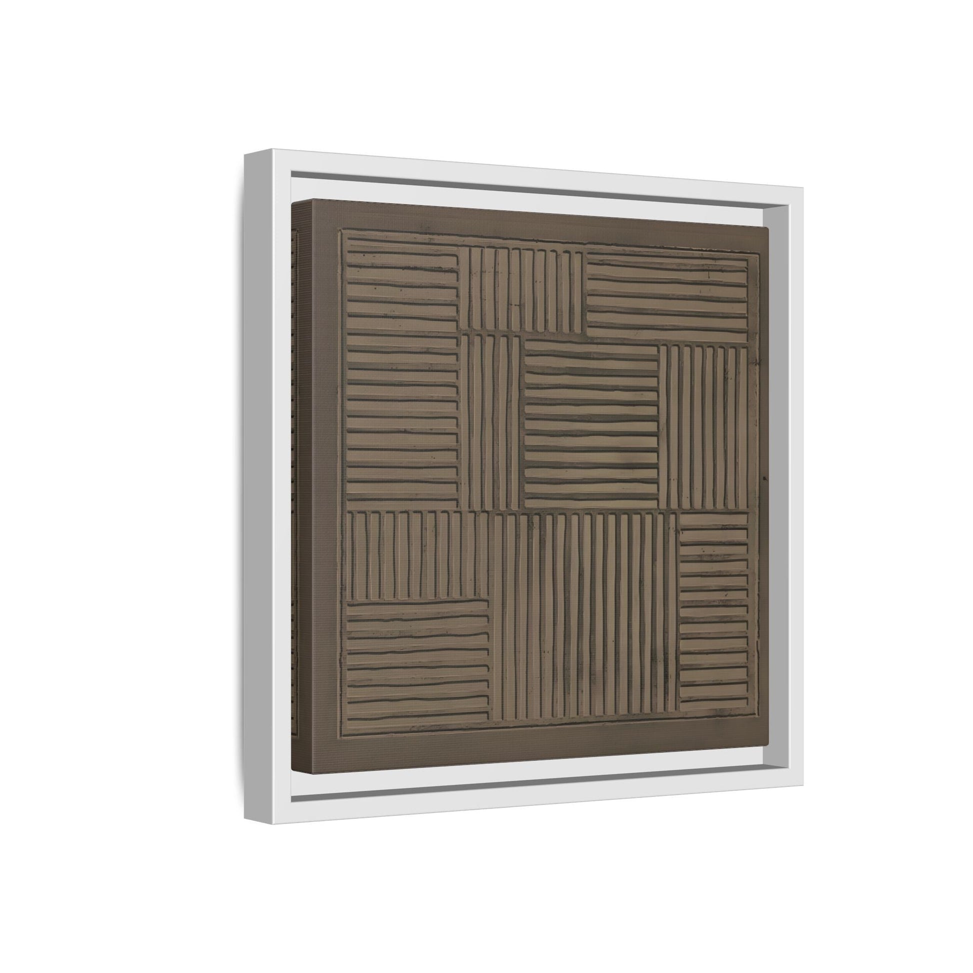Framed Japanese Canvas Wabi - Sabi Abstract Minimalist Print - YesArtYes