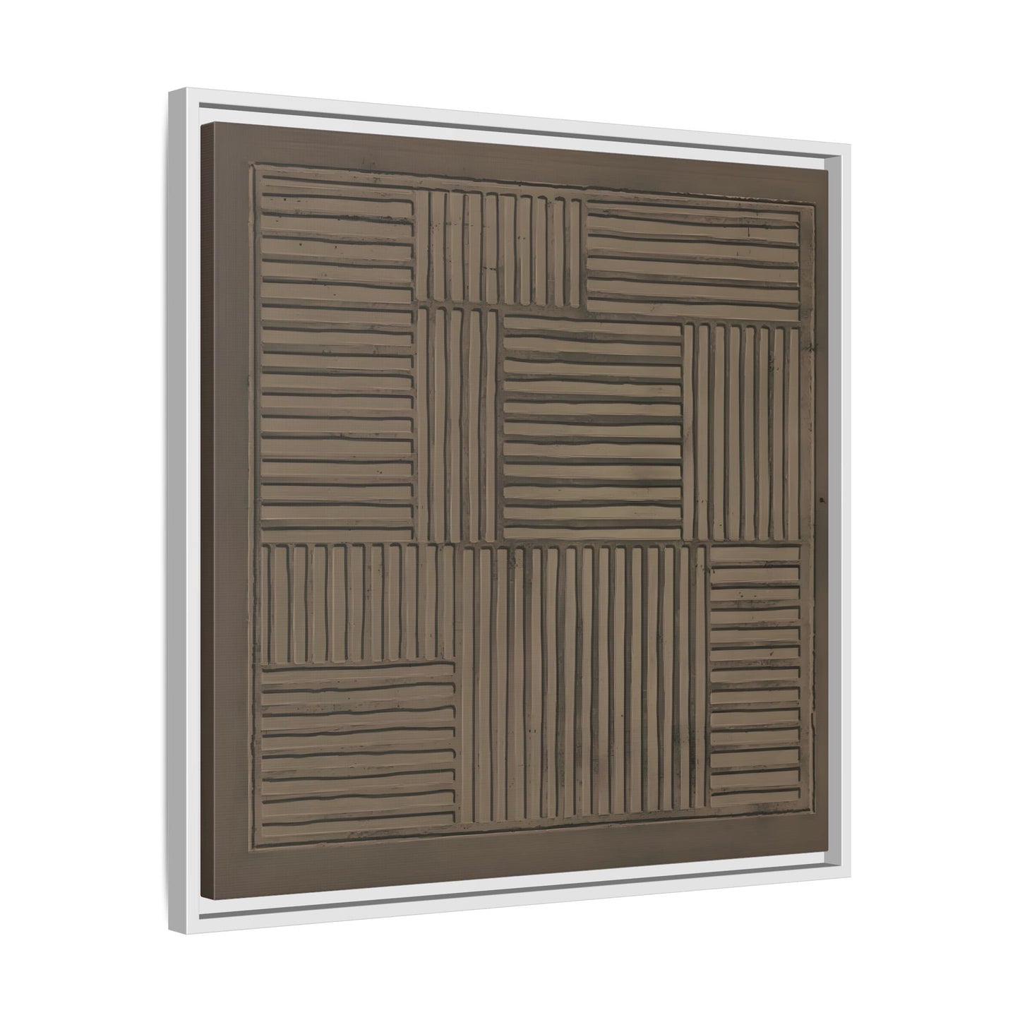 Framed Japanese Canvas Wabi - Sabi Abstract Minimalist Print - YesArtYes