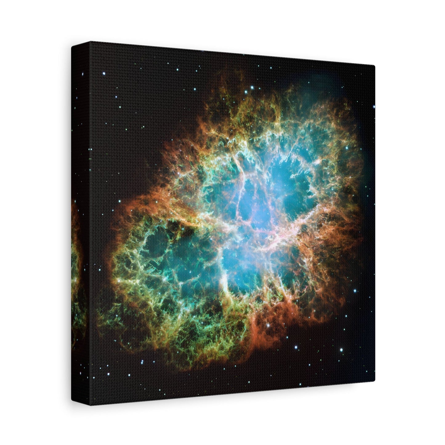 Framed Square Canvas Wall Art Prints - NASA Supernova Crab Nebula in Space, Captured by Hubble Telescope