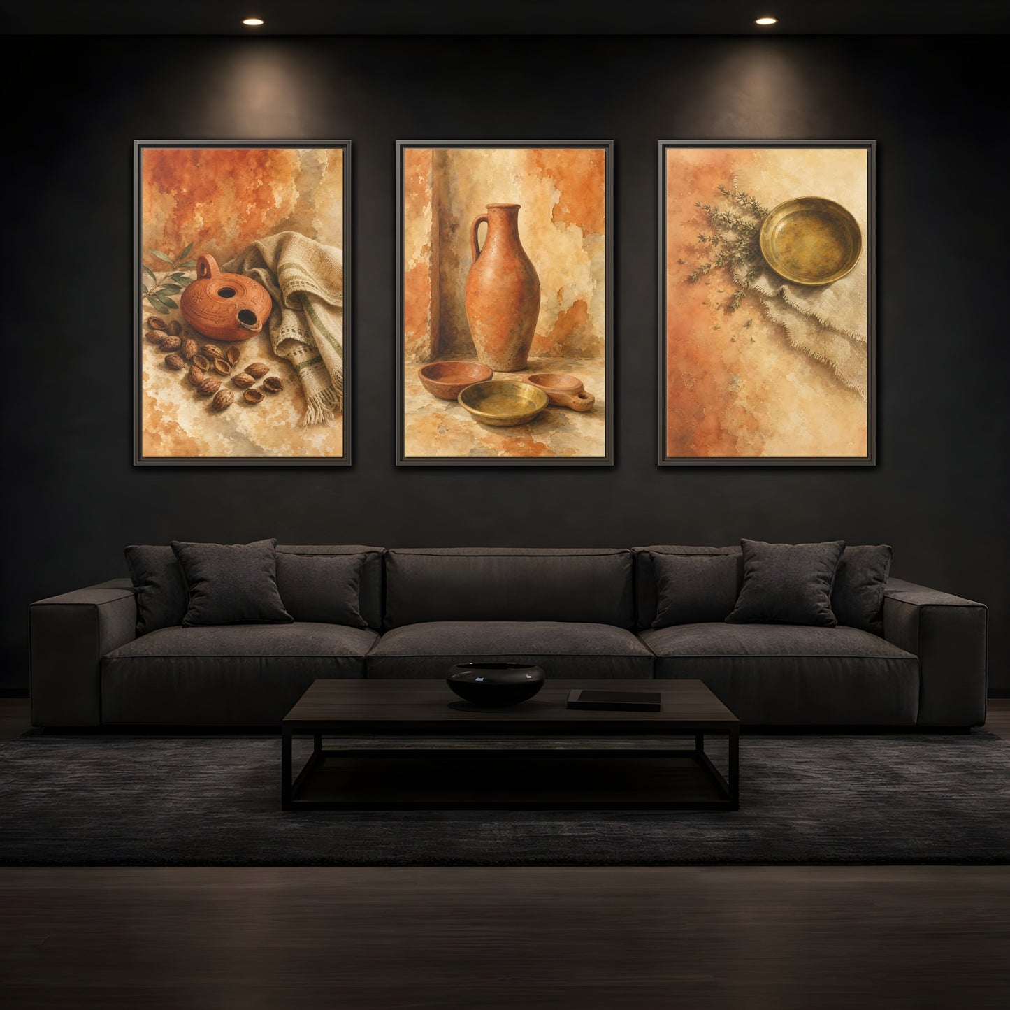 Coordinated trio room mockup 1