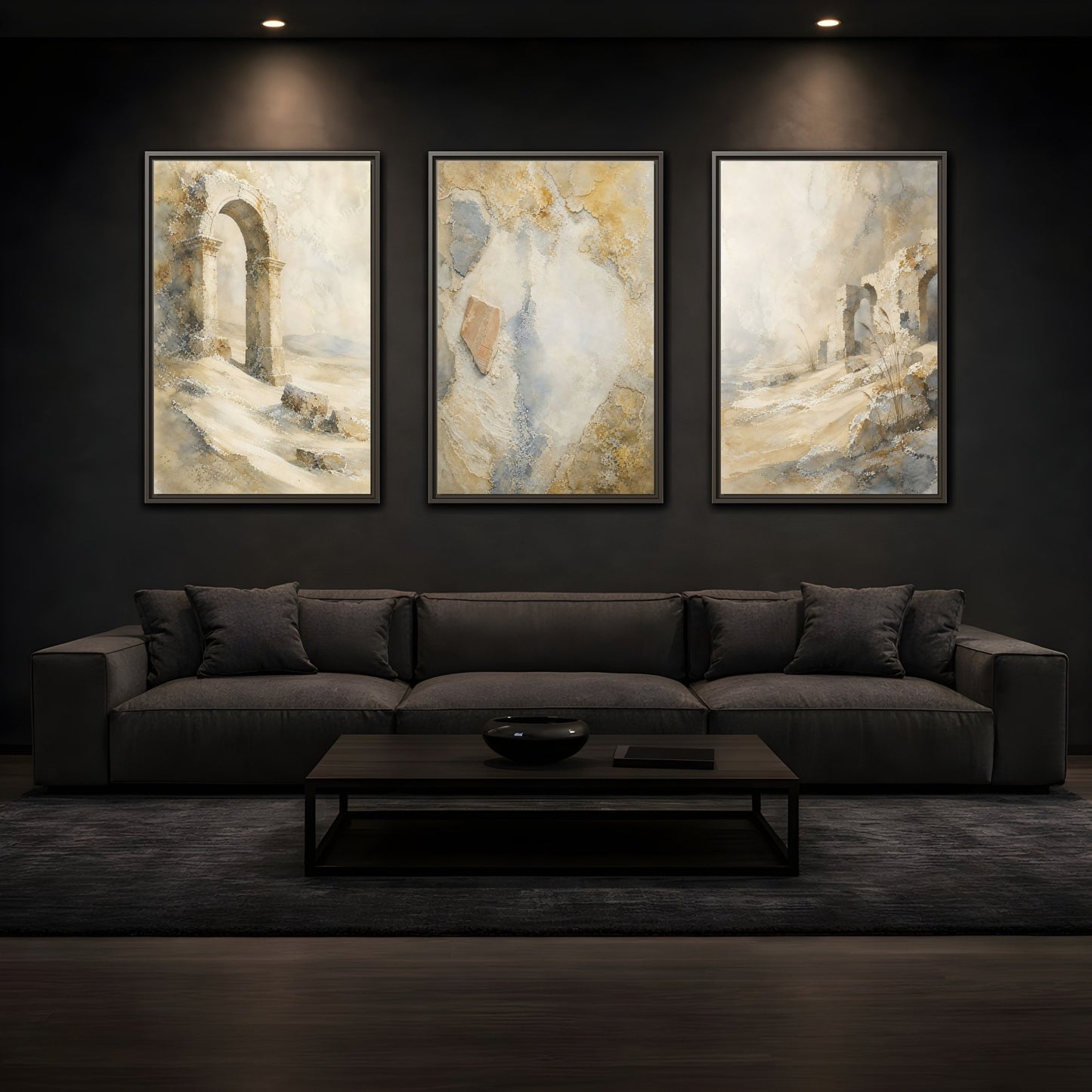Coordinated trio room mockup 1