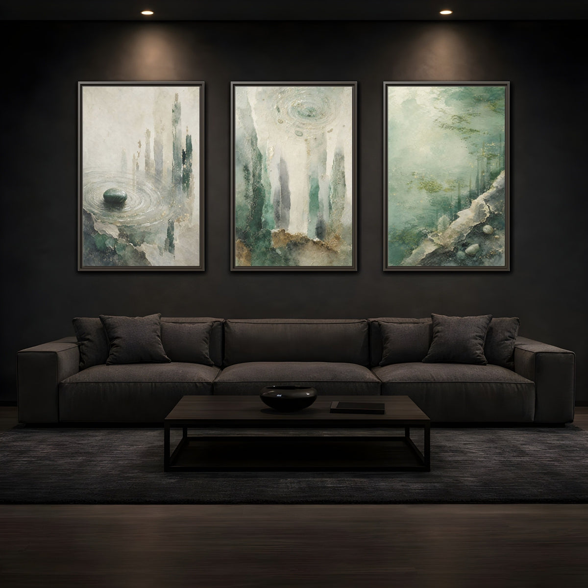 Coordinated trio room mockup 1