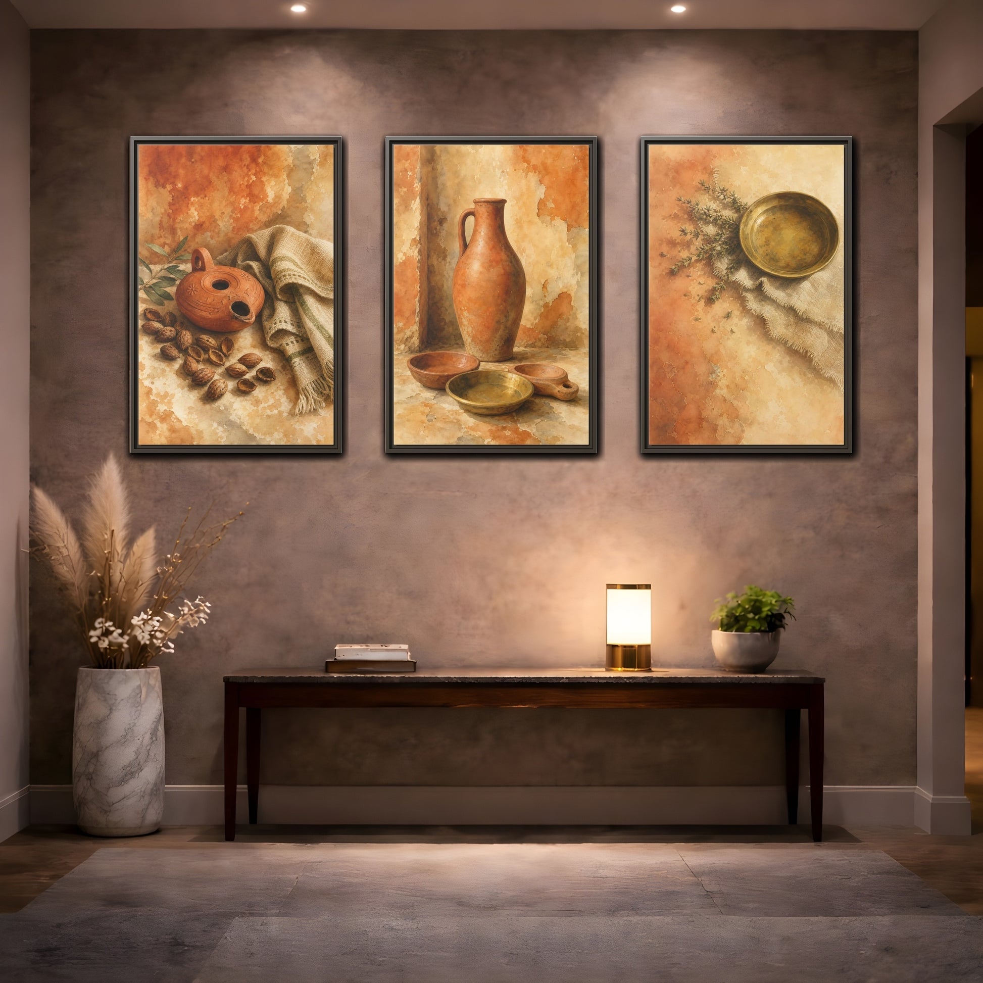 Coordinated trio room mockup 2