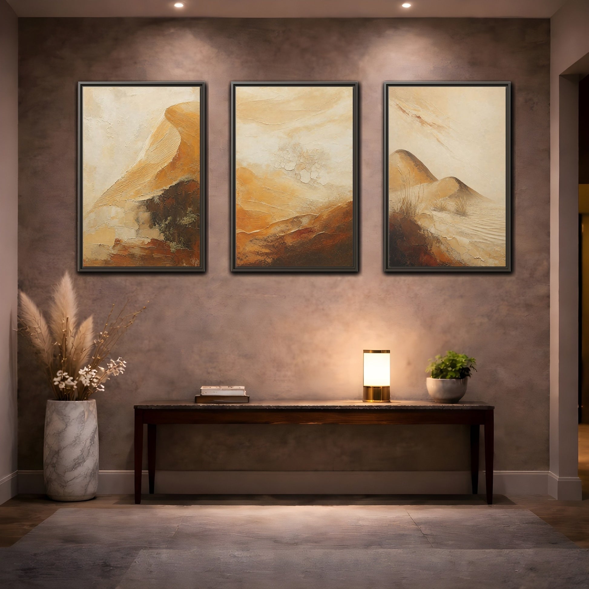 Coordinated trio room mockup 2
