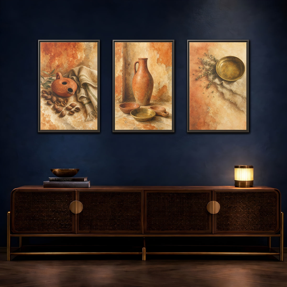 Coordinated trio room mockup 3