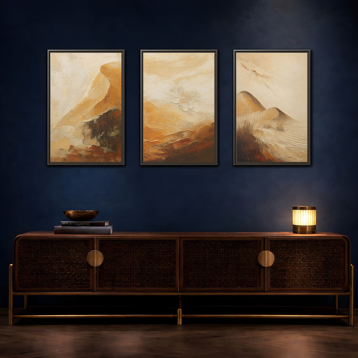 Coordinated trio room mockup 3