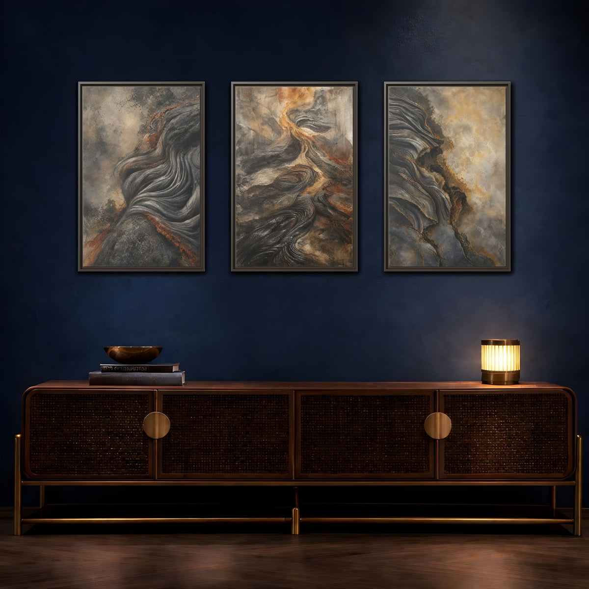 Coordinated trio room mockup 3