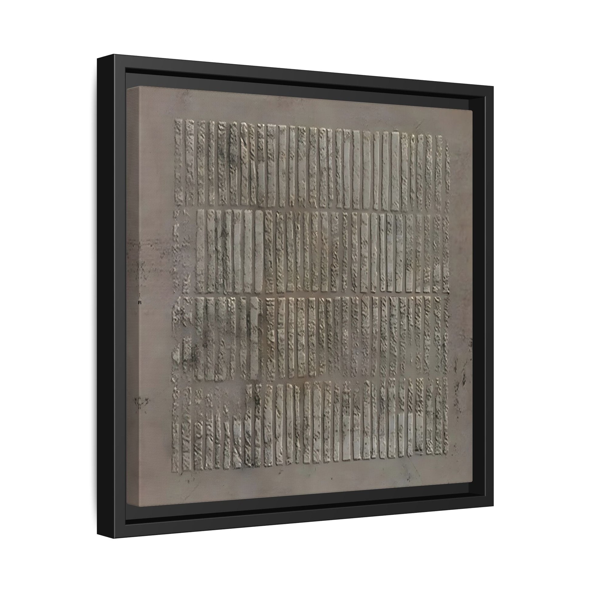 Framed Wabi - Sabi Line Wall Art 3D Print on Canvas - YesArtYes