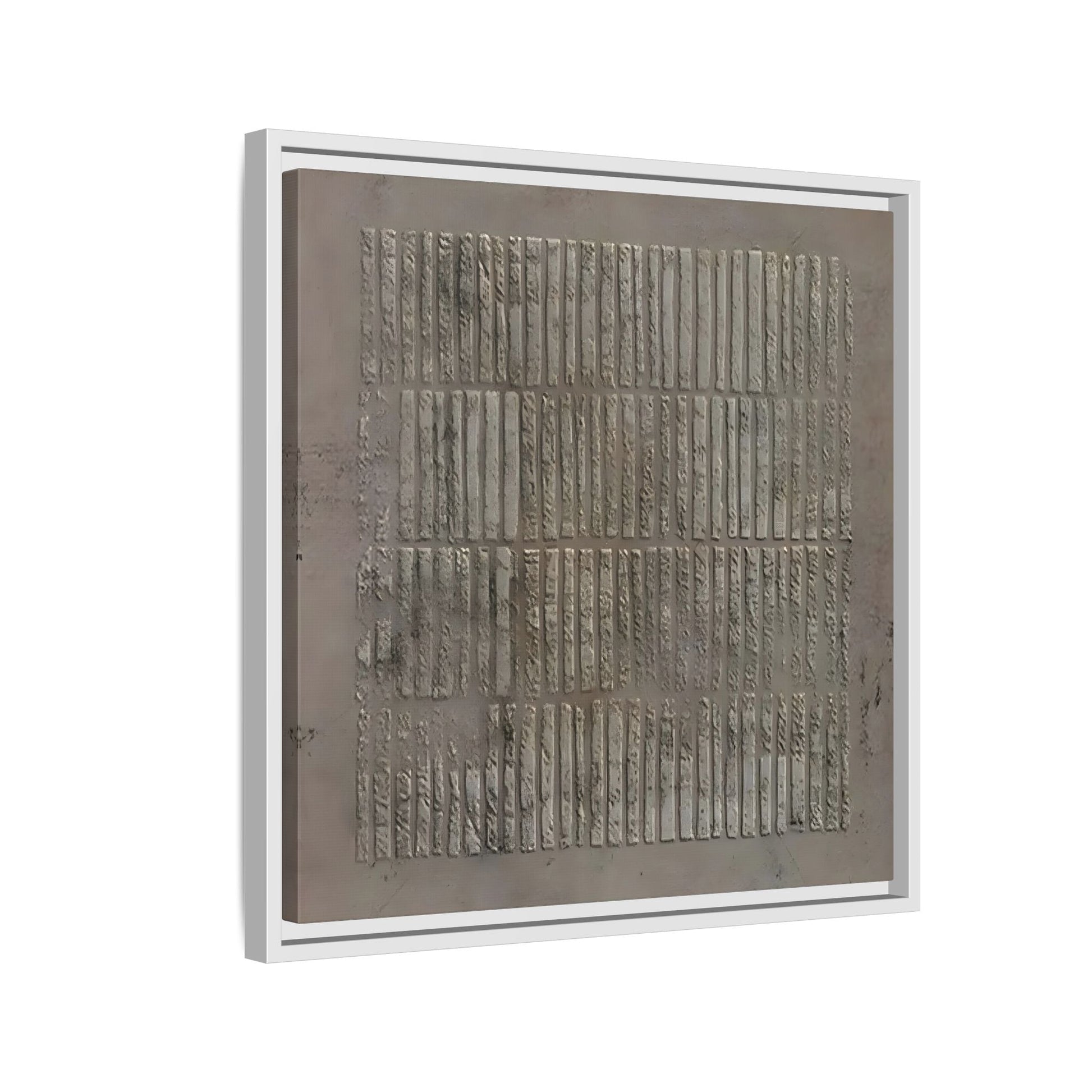 Framed Wabi - Sabi Line Wall Art 3D Print on Canvas - YesArtYes