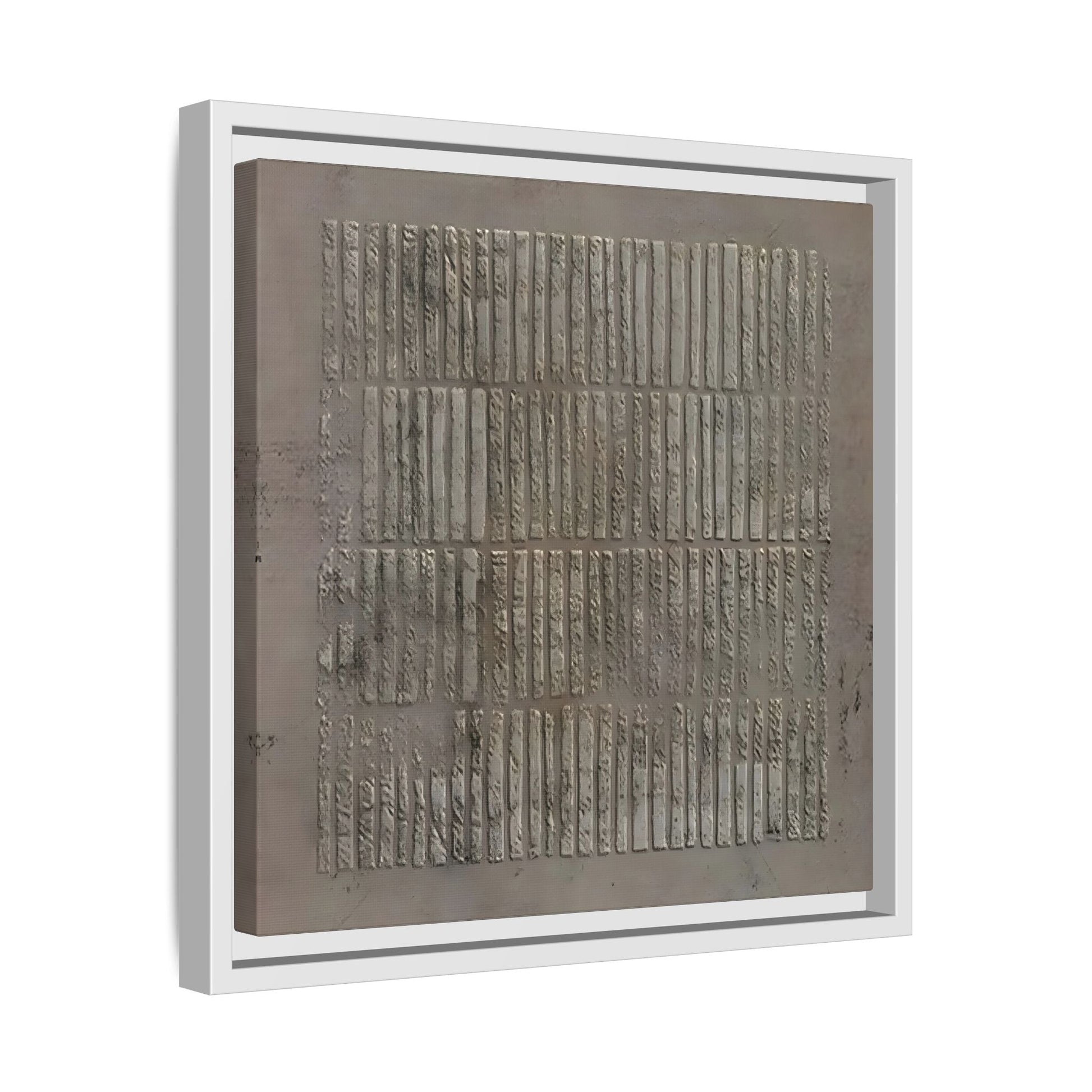 Framed Wabi - Sabi Line Wall Art 3D Print on Canvas - YesArtYes