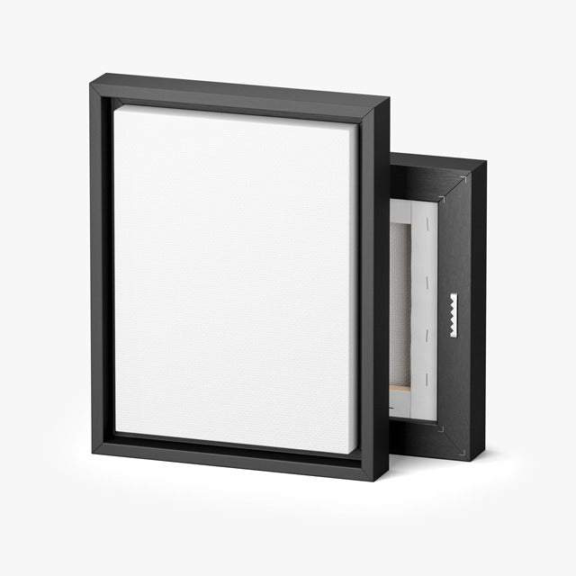 Framed Wabi - Sabi Line Wall Art 3D Print on Canvas - YesArtYes