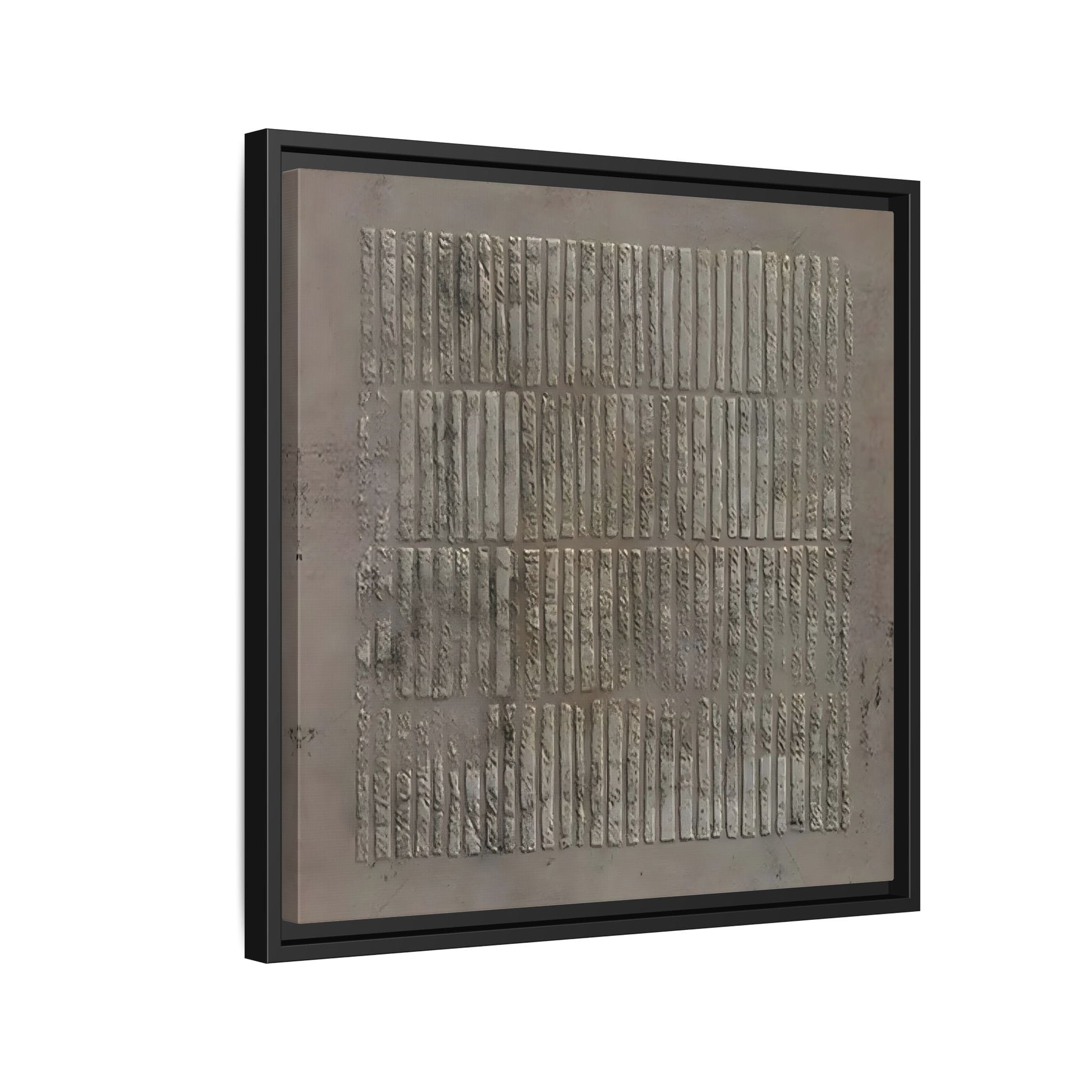 Framed Wabi - Sabi Line Wall Art 3D Print on Canvas - YesArtYes