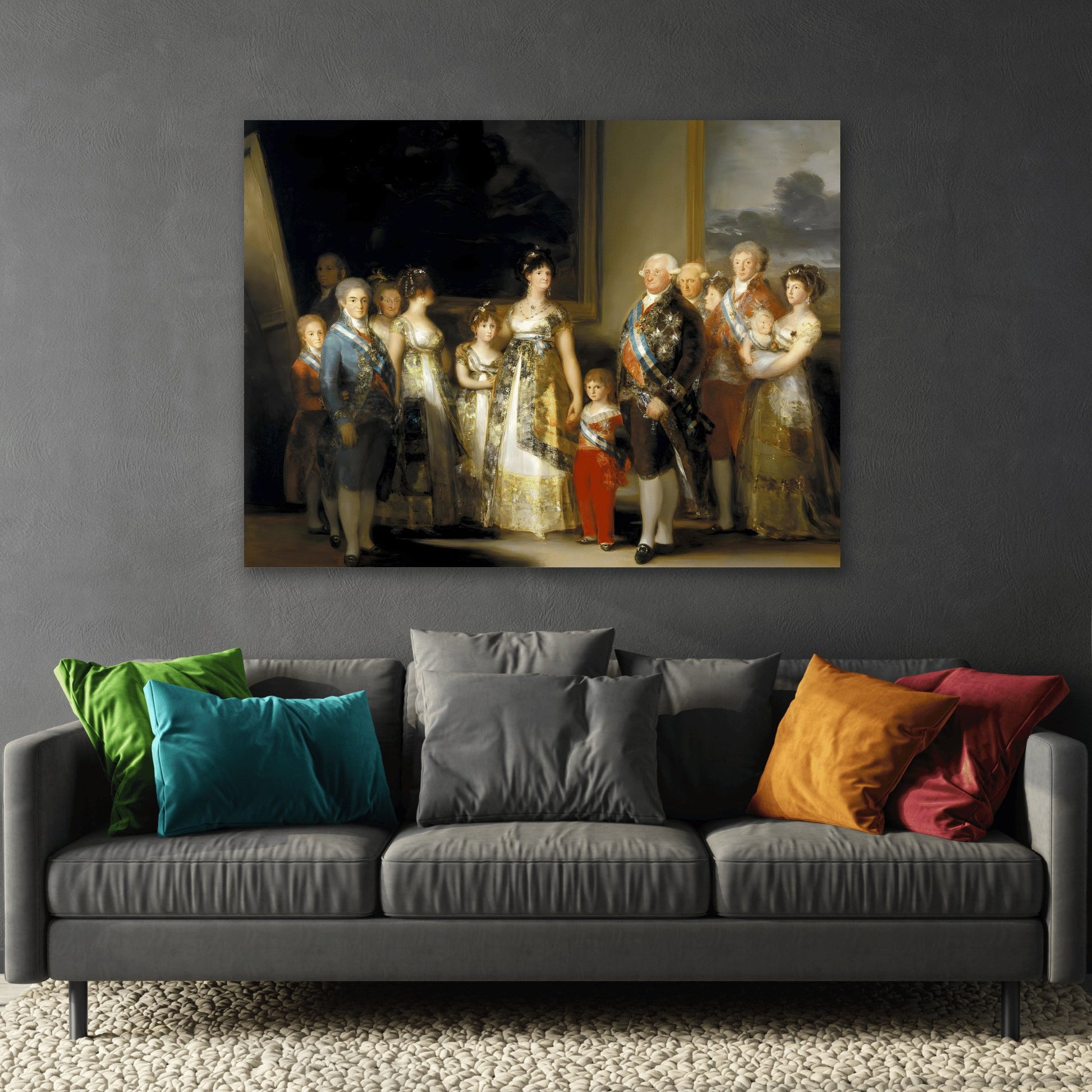 Francisco Goya Charles IV of Spain - Canvas Wall Art Print