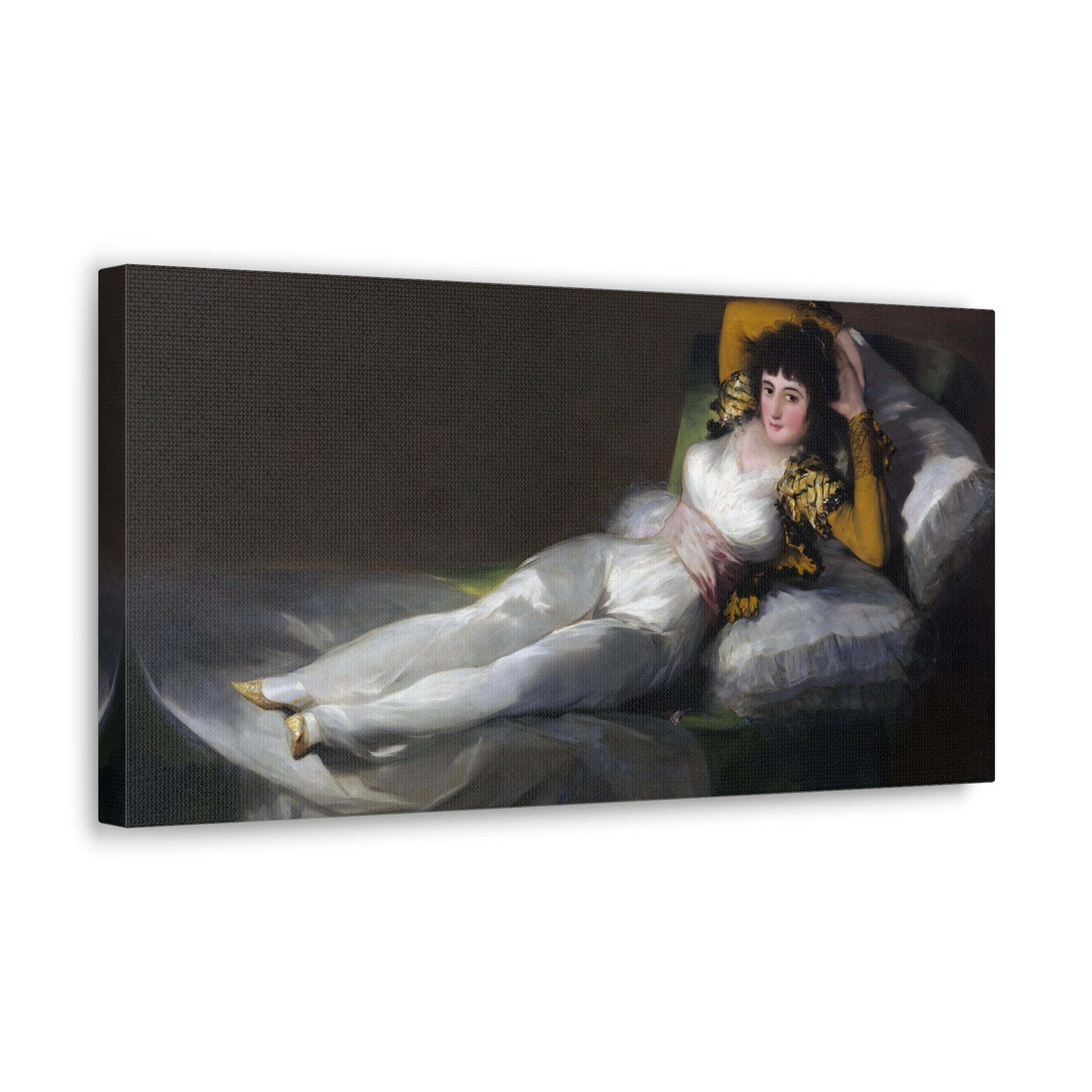 Francisco Goya Clothed Maja Canvas Print - Spanish Portrait Wall Art Prints