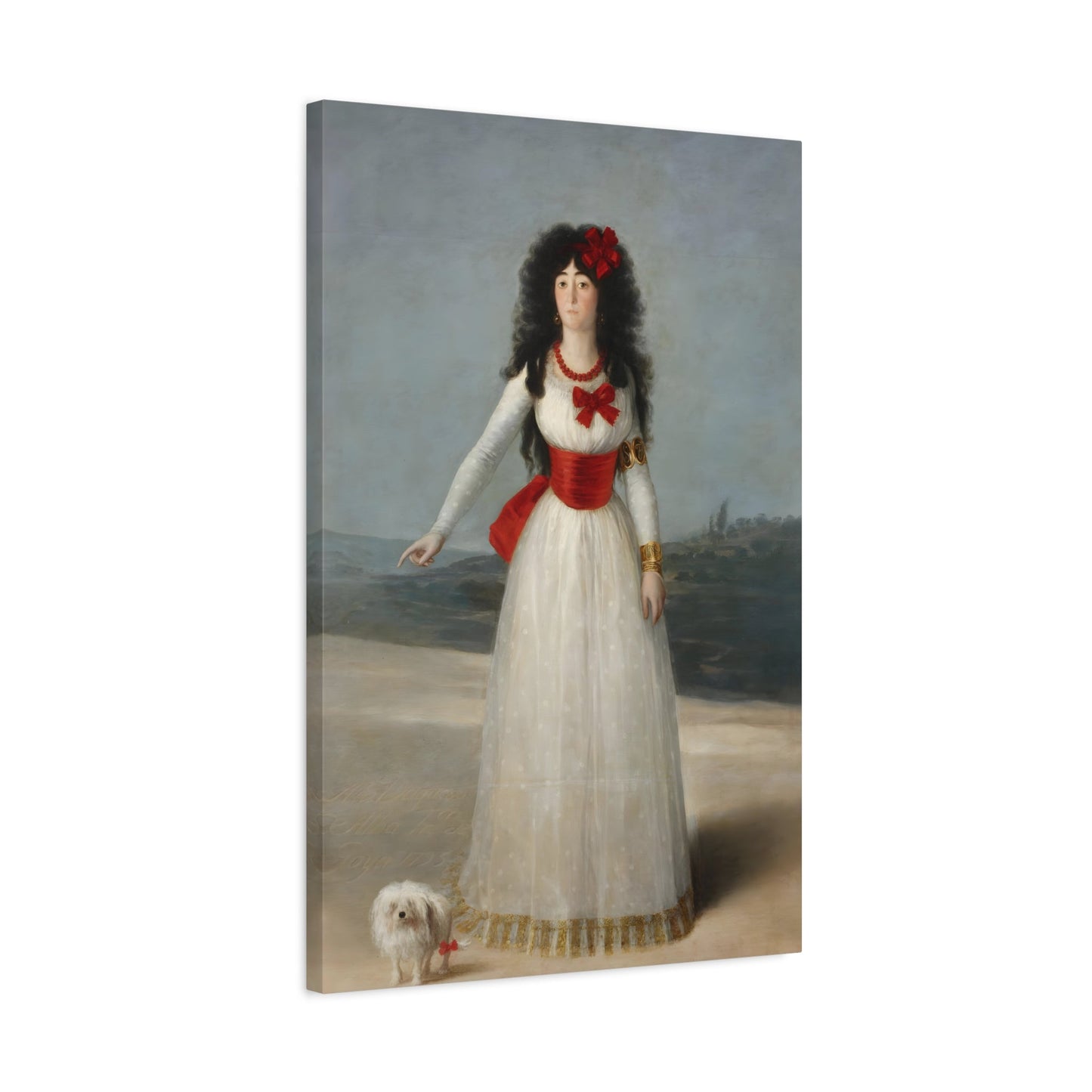 Francisco Goya White Duchess - Canvas Wall Art Print Reproduction