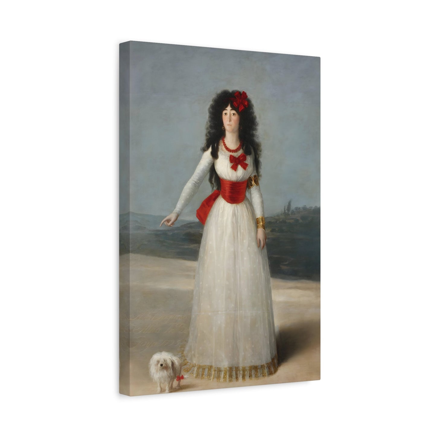 Francisco Goya White Duchess - Canvas Wall Art Print Reproduction