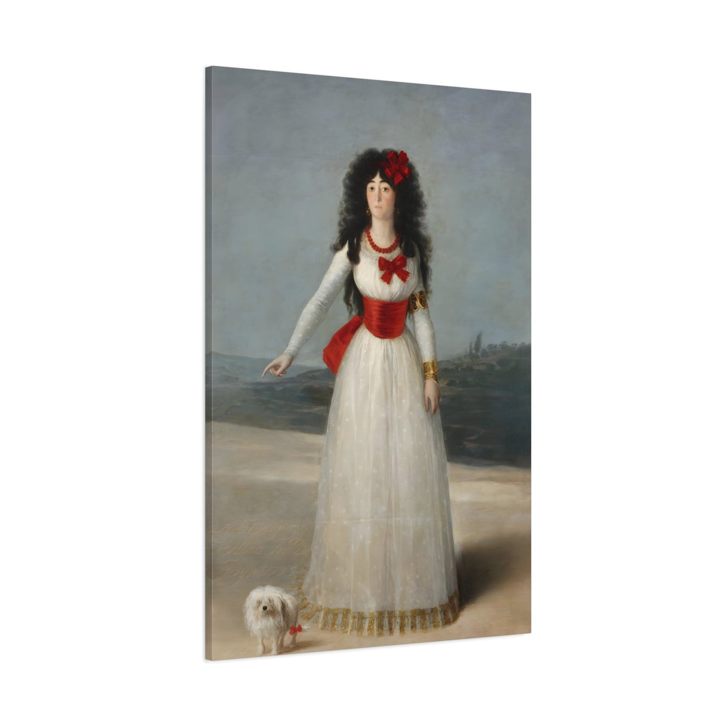 Francisco Goya White Duchess - Canvas Wall Art Print Reproduction