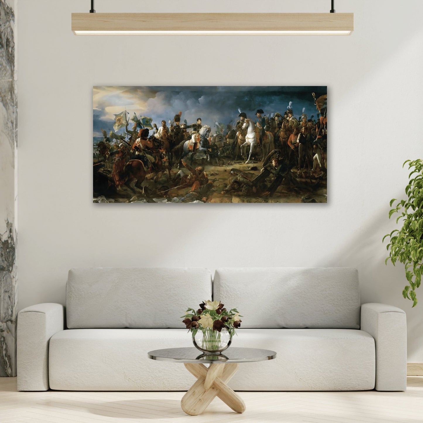 Francois Gerard Napoleon Battle of Austerlitz Canvas Print - French Historical Classic Wall Art