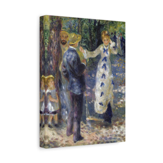 French Impressionist Renoir Swing Canvas Wall Art Print - YesArtYes