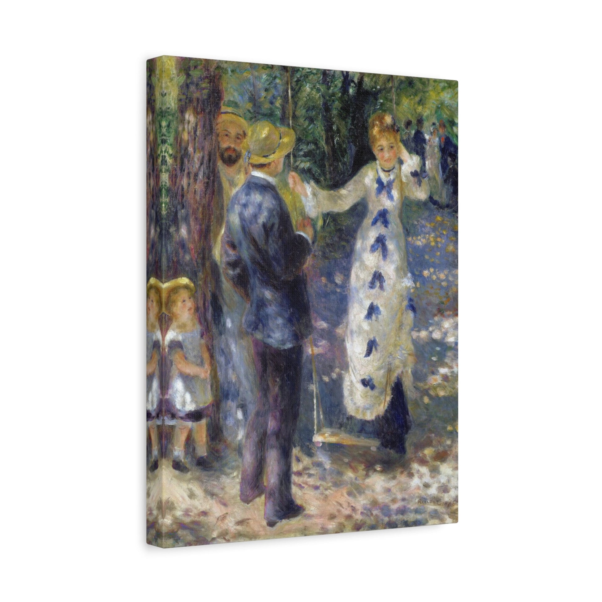 French Impressionist Renoir Swing Canvas Wall Art Print - YesArtYes