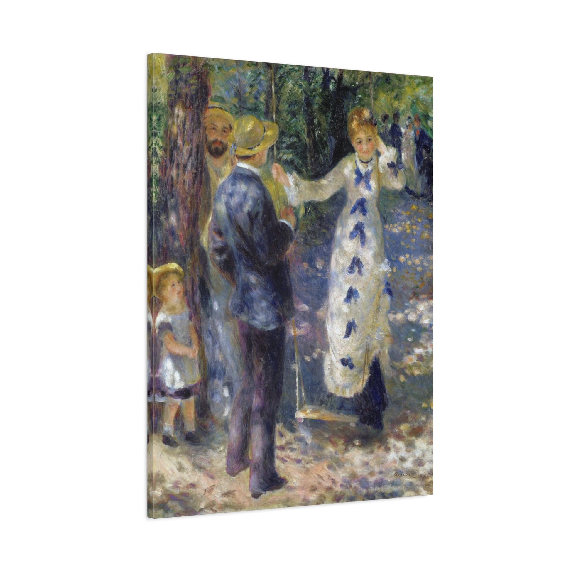 French Impressionist Renoir Swing Canvas Wall Art Print - YesArtYes