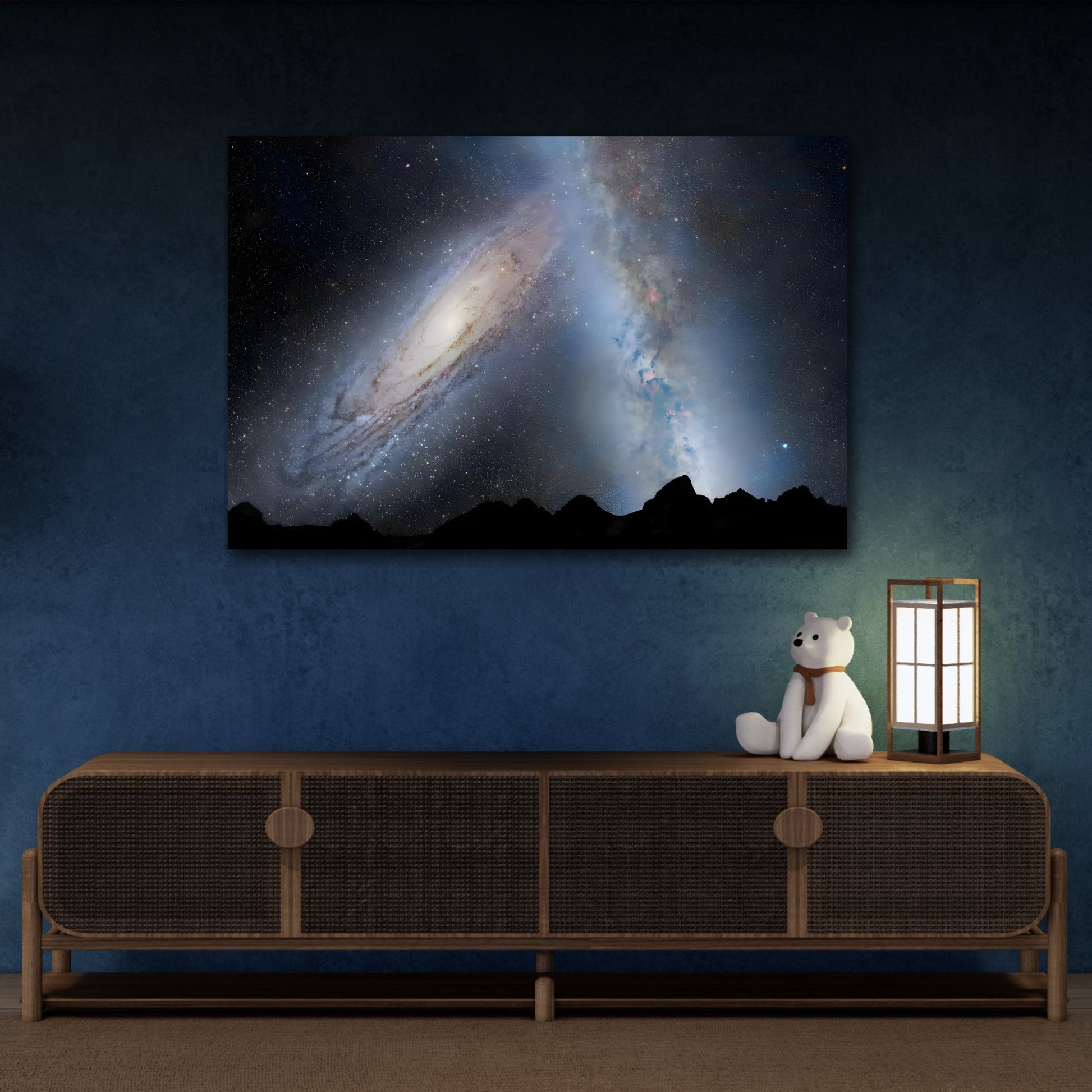 Galactic Splendor NASA Canvas Print - Hubble’s Milky Way Panorama - Astronomical Wall Art Decor - Stellar Nursery Space Photography Artwork