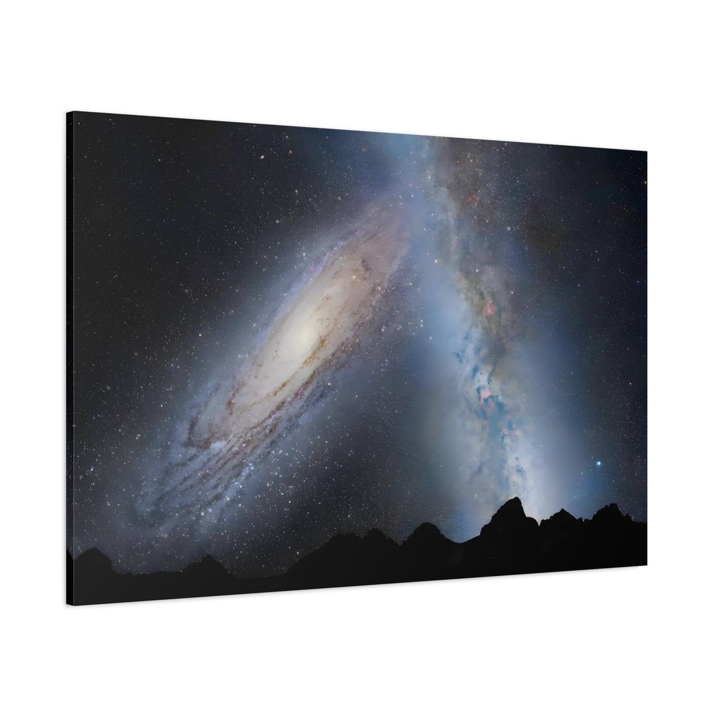 Galactic Splendor NASA Canvas Print - Hubble’s Milky Way Panorama - Astronomical Wall Art Decor - Stellar Nursery Space Photography Artwork