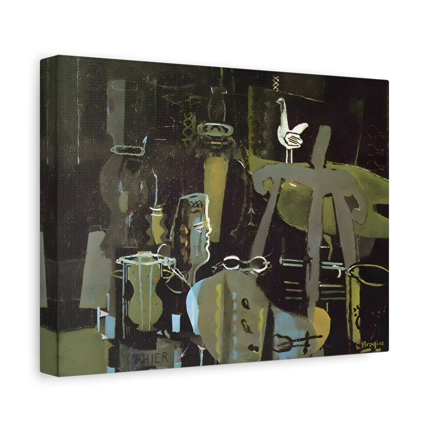 Georges Braque Studio - Canvas Wall Art Print Reproduction - YesArtYes