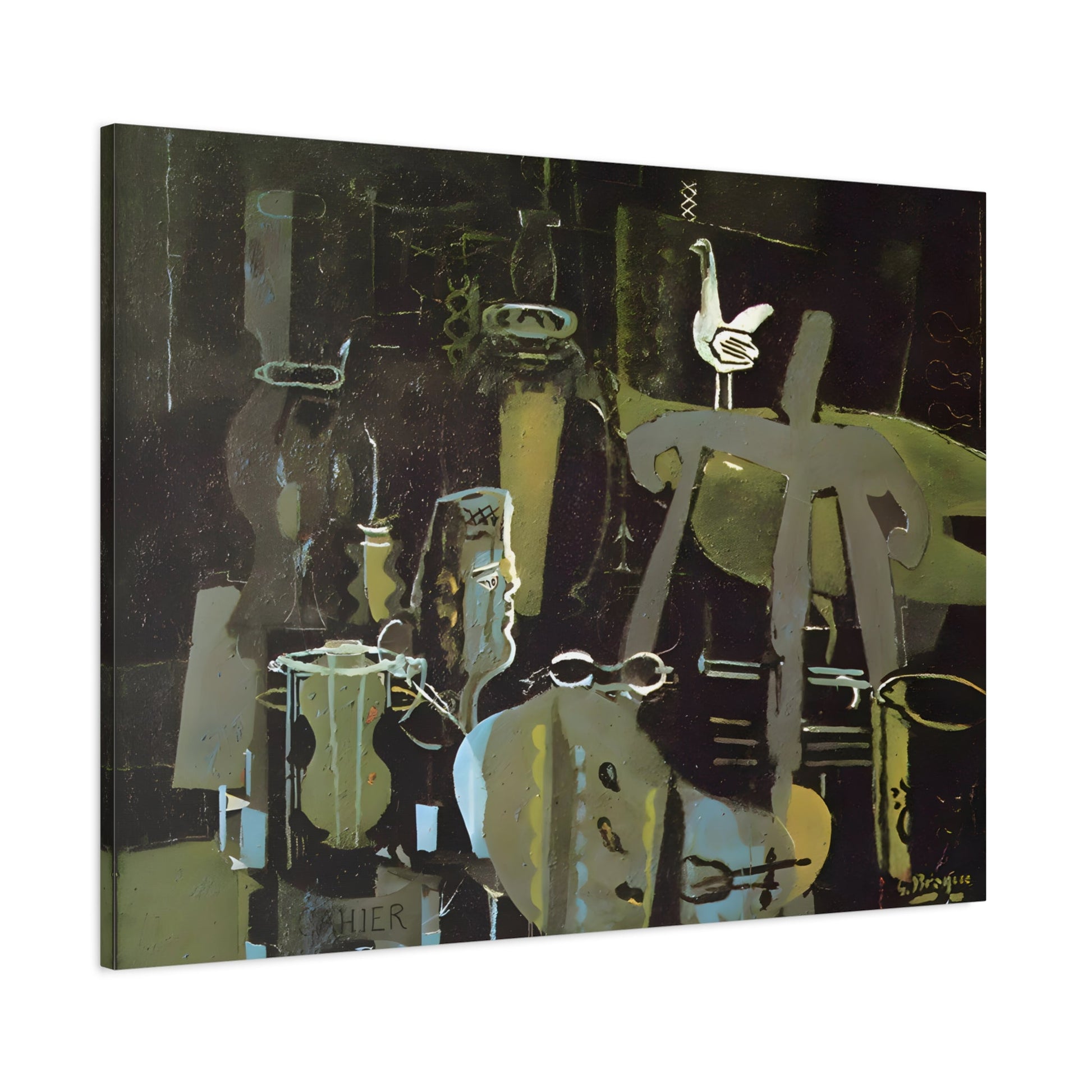 Georges Braque Studio - Canvas Wall Art Print Reproduction - YesArtYes