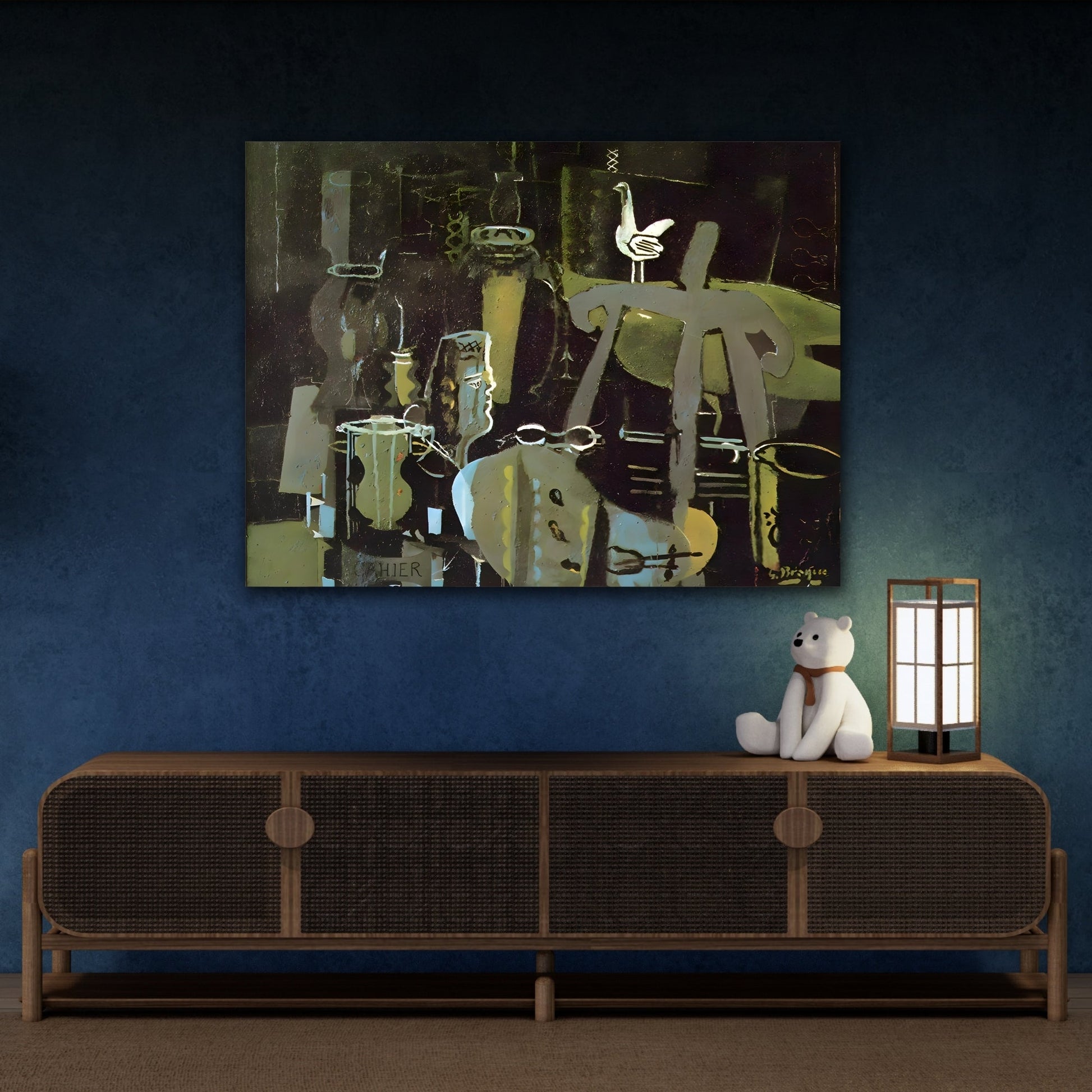 Georges Braque Studio - Canvas Wall Art Print Reproduction - YesArtYes