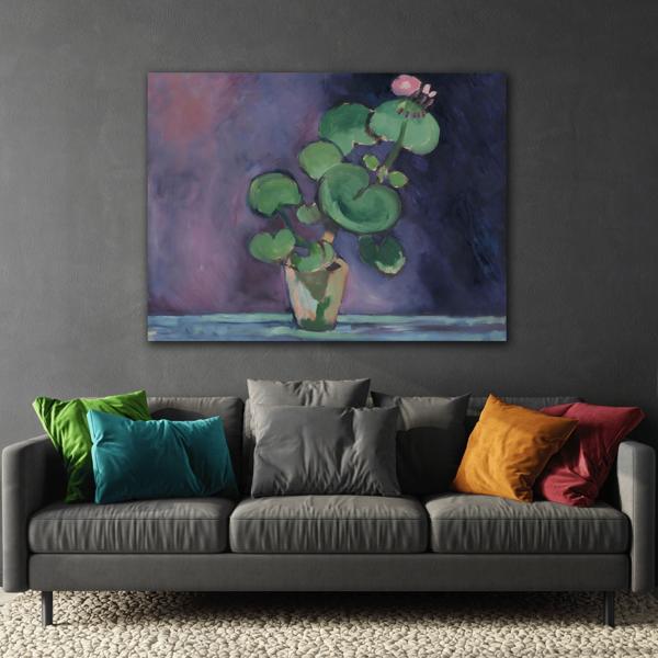 Geranium Still Life Wall Art Matisse Canvas Print - YesArtYes