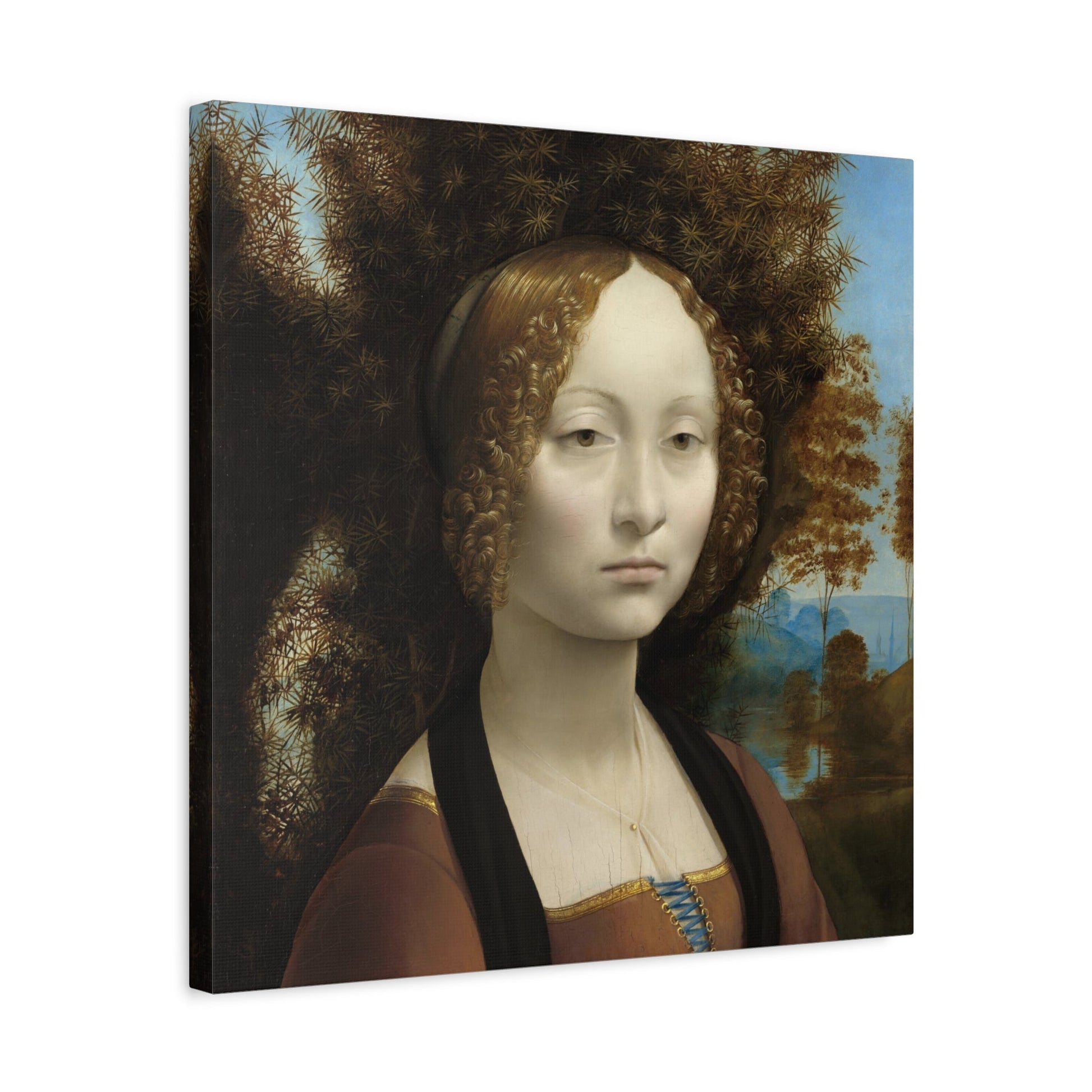 Ginevra de Benci Canvas Wall Art Print - Square da Vinci Artwork