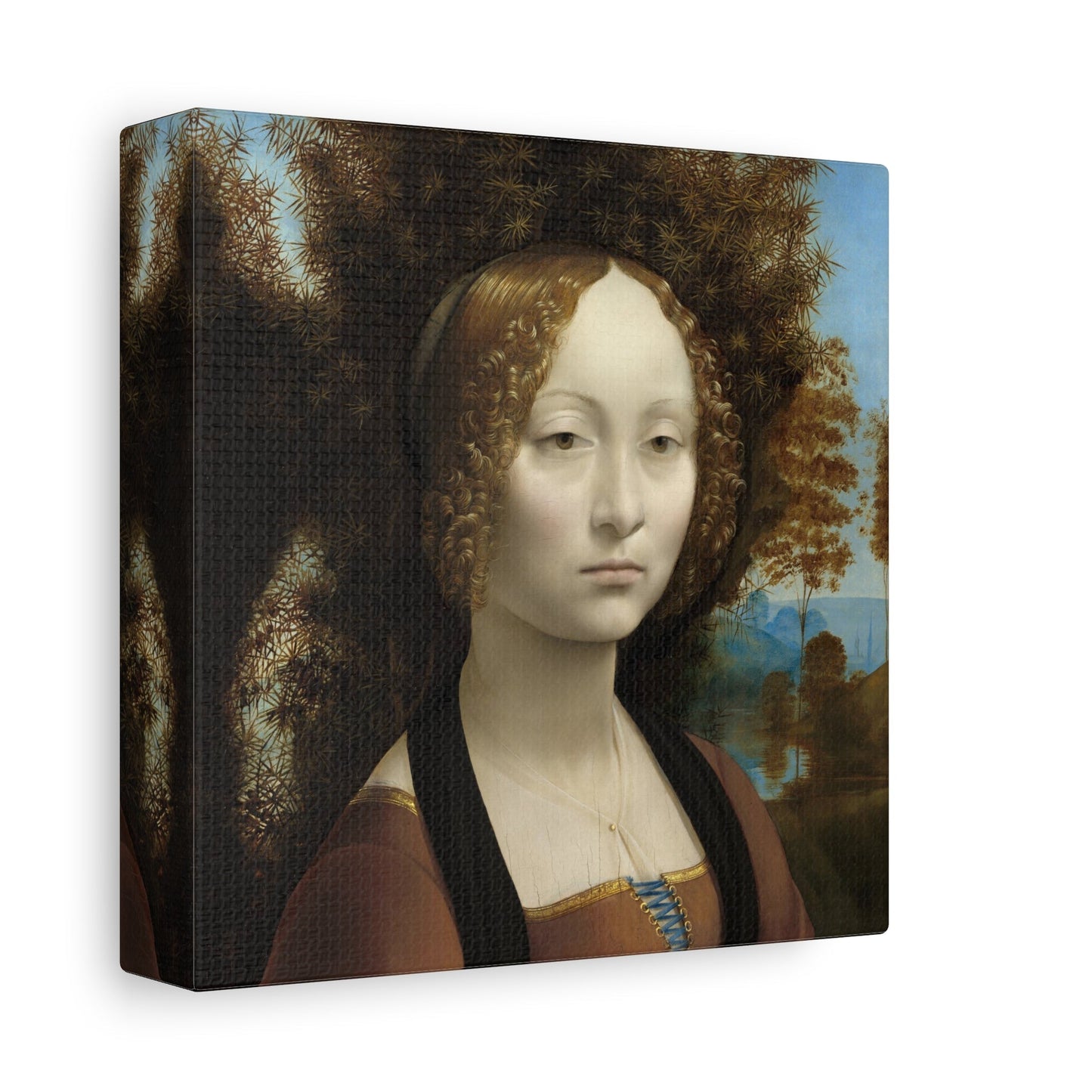 Ginevra de Benci Canvas Wall Art Print - Square da Vinci Artwork