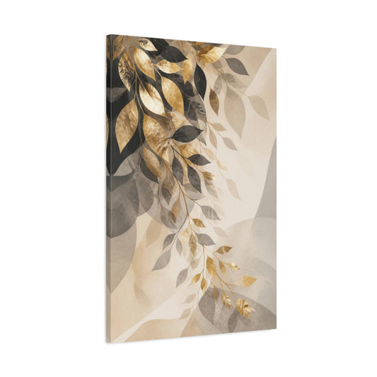 Main Mockup. Gold Leaf Accent shown as canvas print