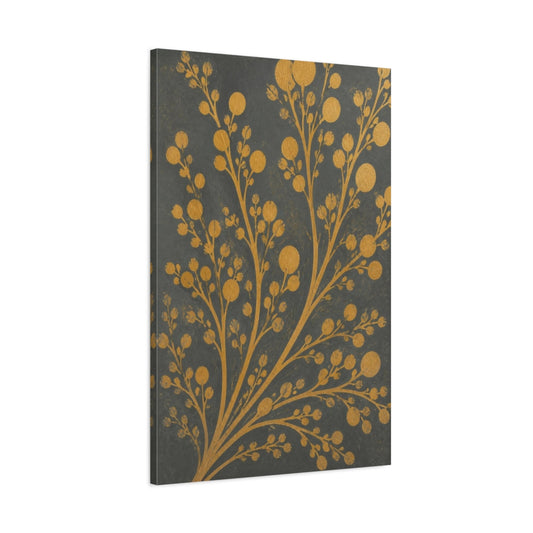 Main Mockup. Golden Branch Accent shown as canvas print