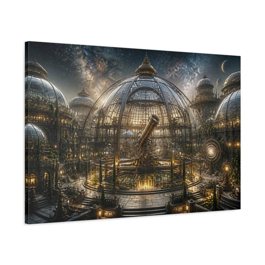 Main Mockup. Grand Glass Observatory shown as canvas print