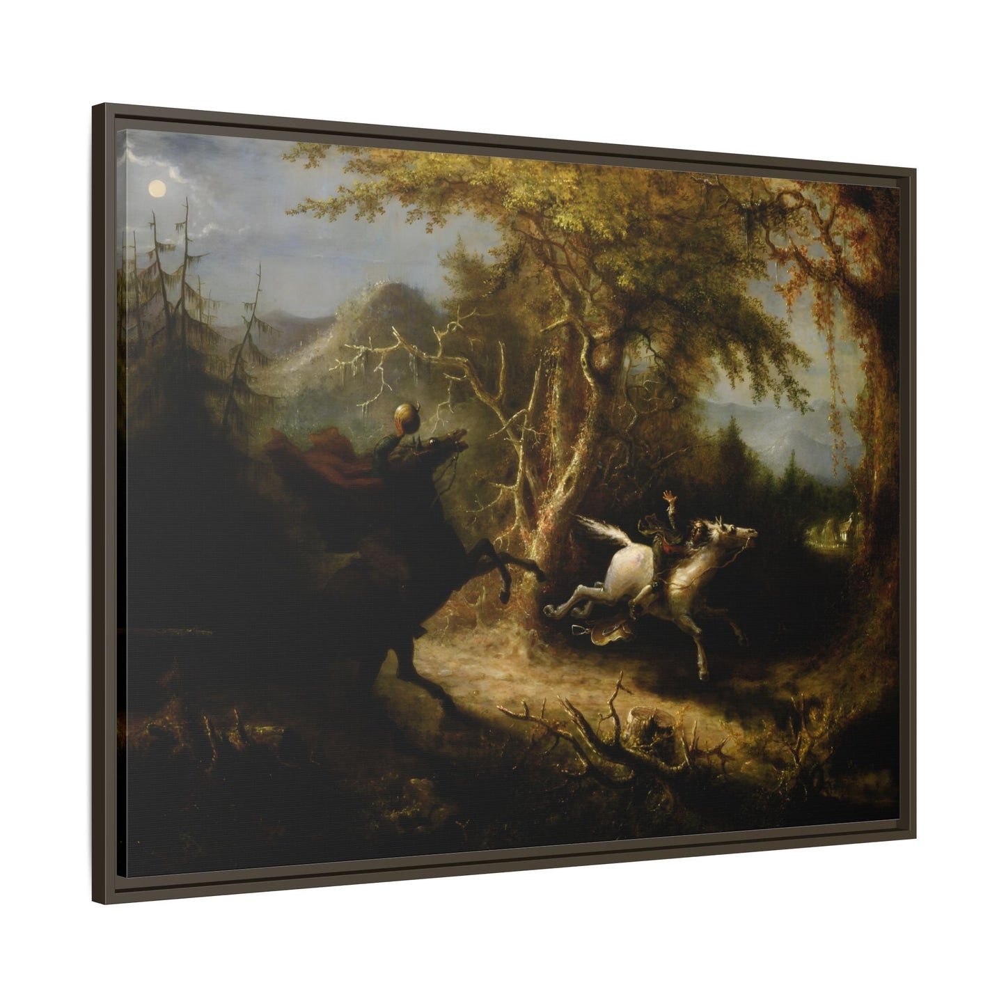 Headless Horseman Canvas Print - John Quidor Framed Wall Art Prints