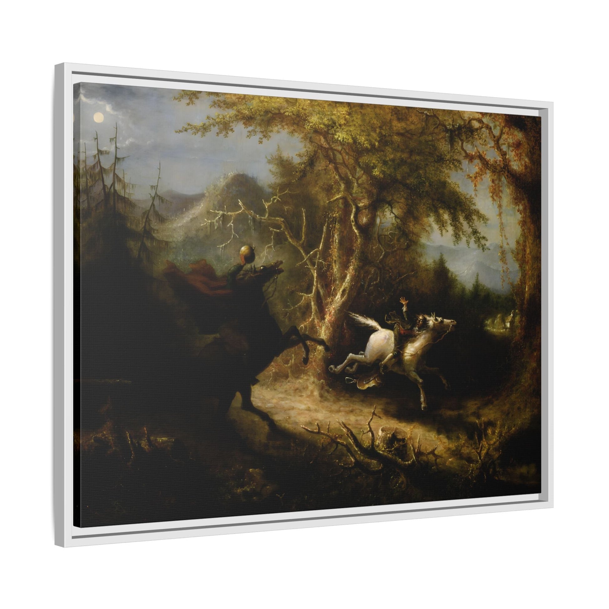 Headless Horseman Canvas Print - John Quidor Framed Wall Art Prints