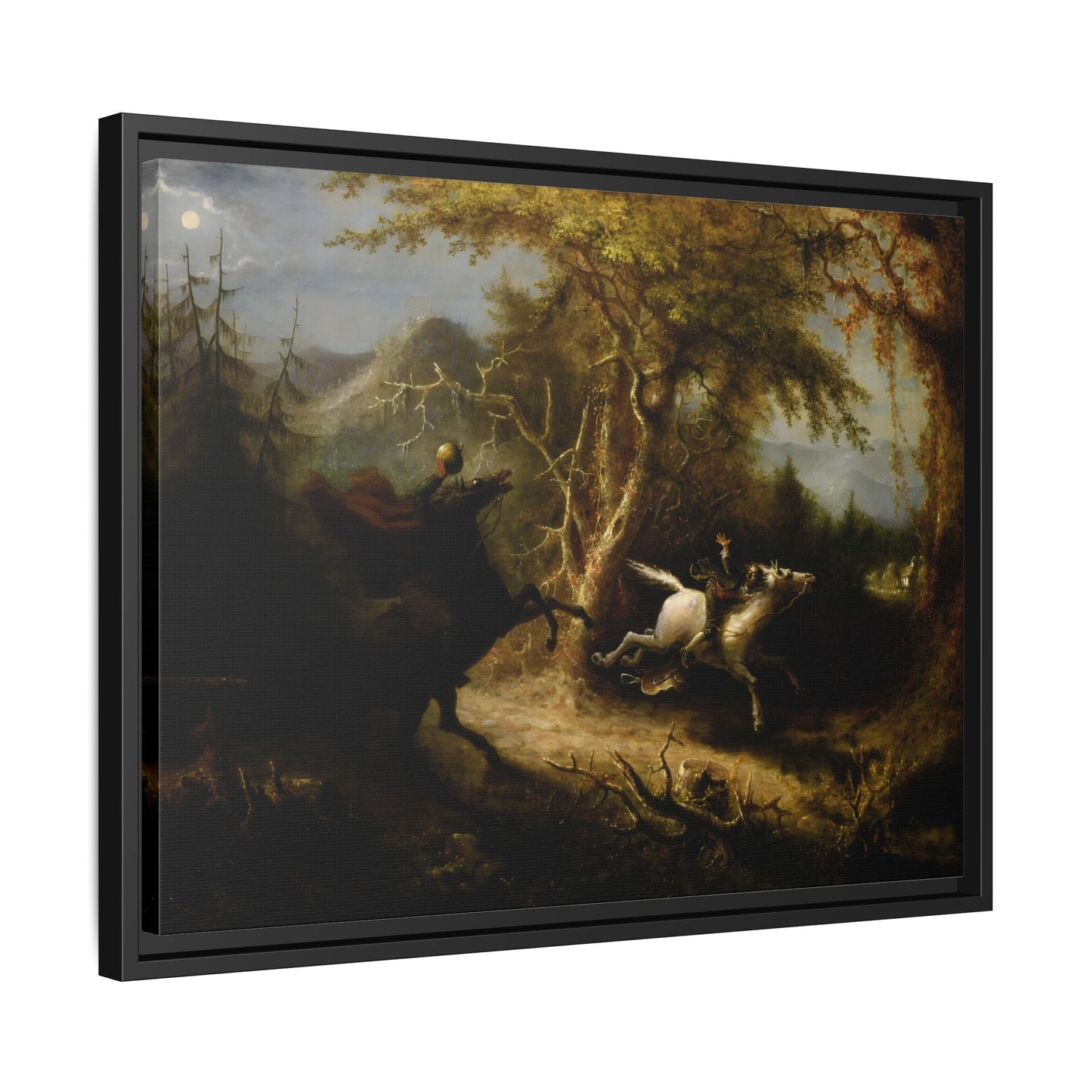 Headless Horseman Canvas Print - John Quidor Framed Wall Art Prints