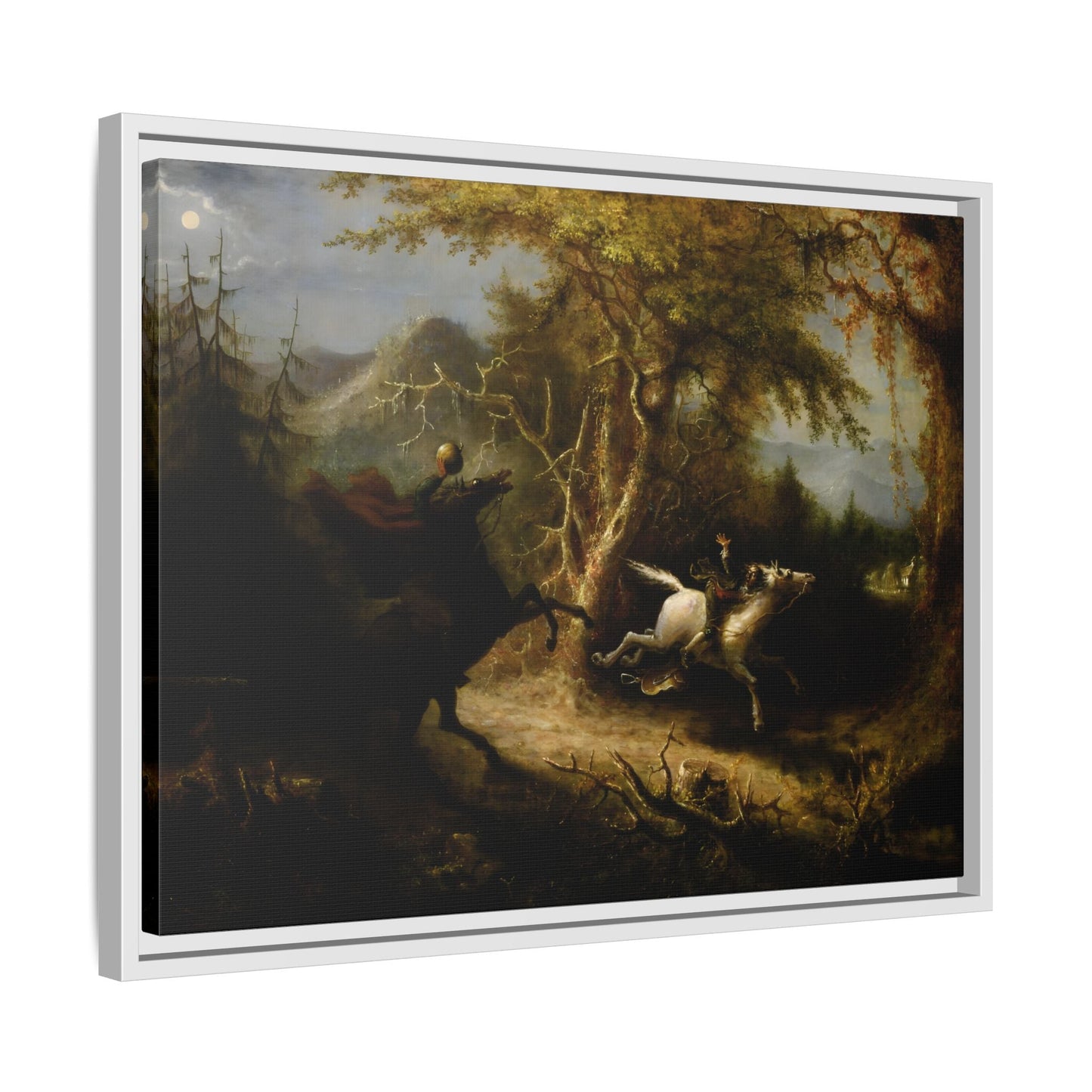 Headless Horseman Canvas Print - John Quidor Framed Wall Art Prints